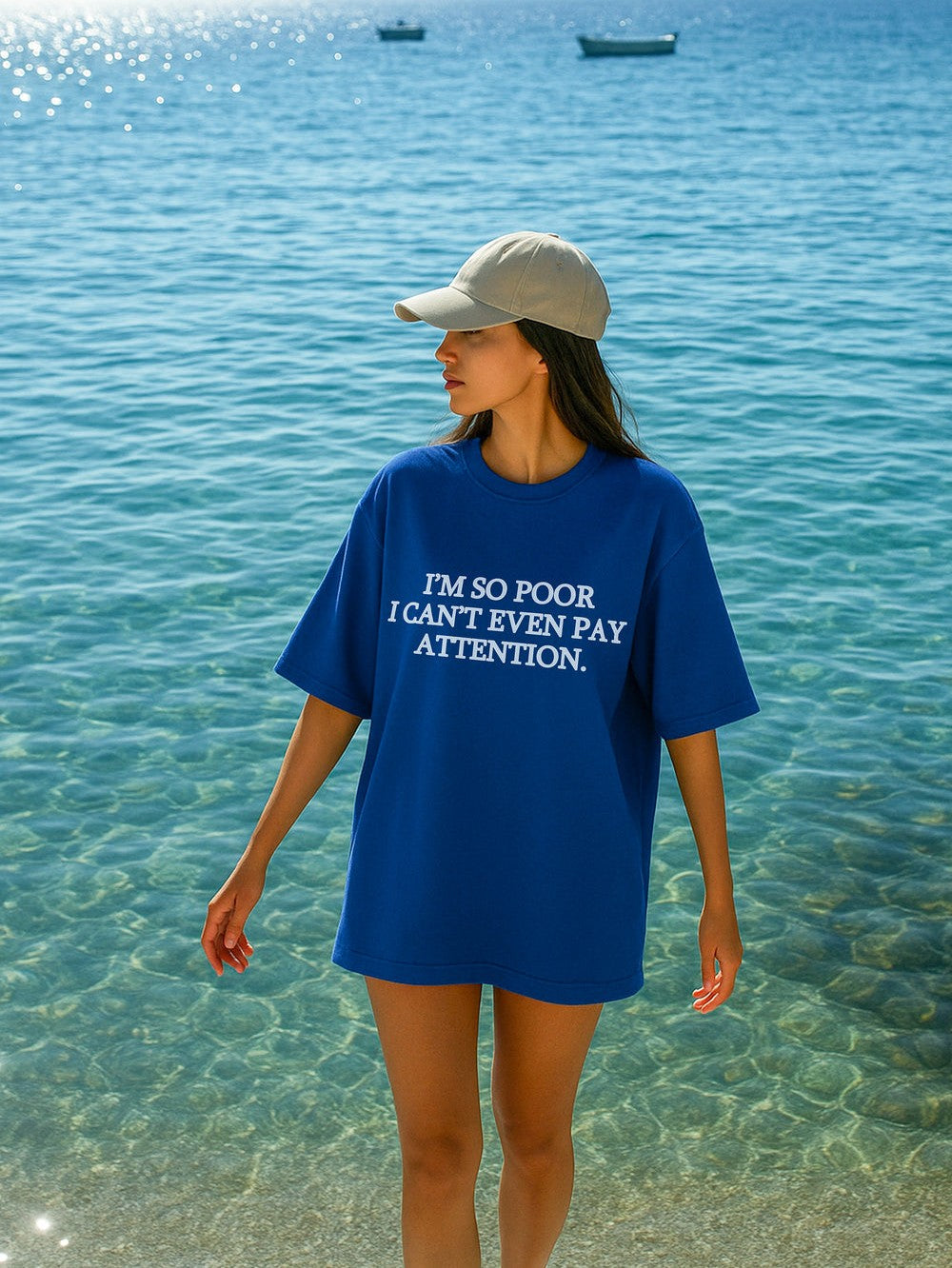 "So Poor" Oversized Tee - Prime Fitz