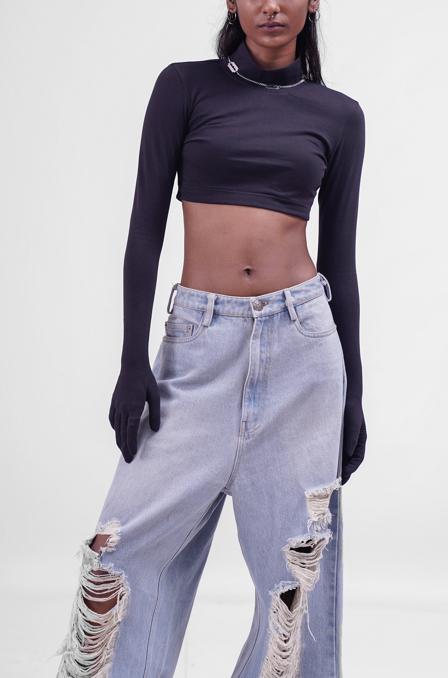 Second Skin Crop Top 2.0 (Black)