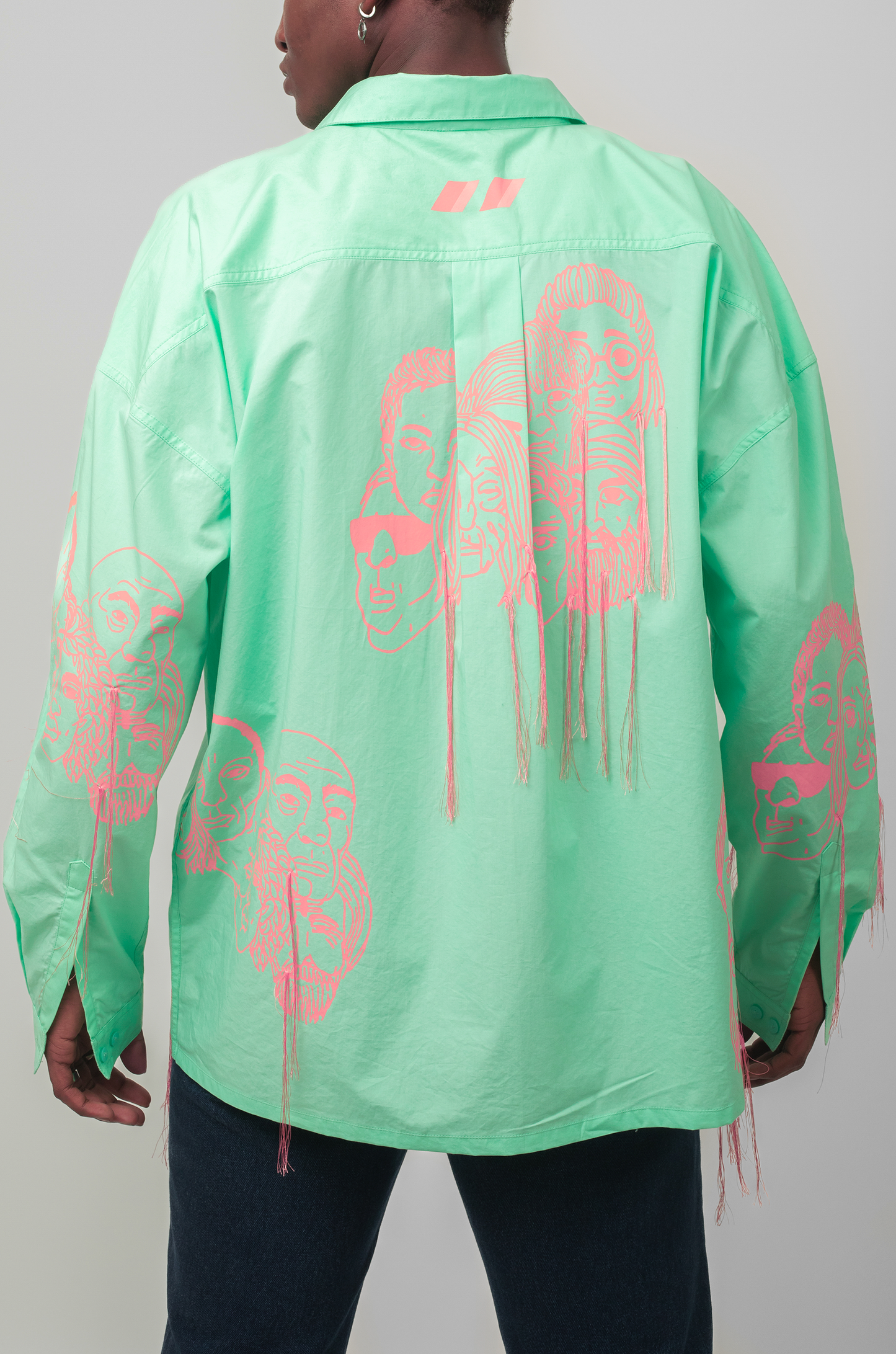 Handcrafted Diversity Stream Shirt (Mint)