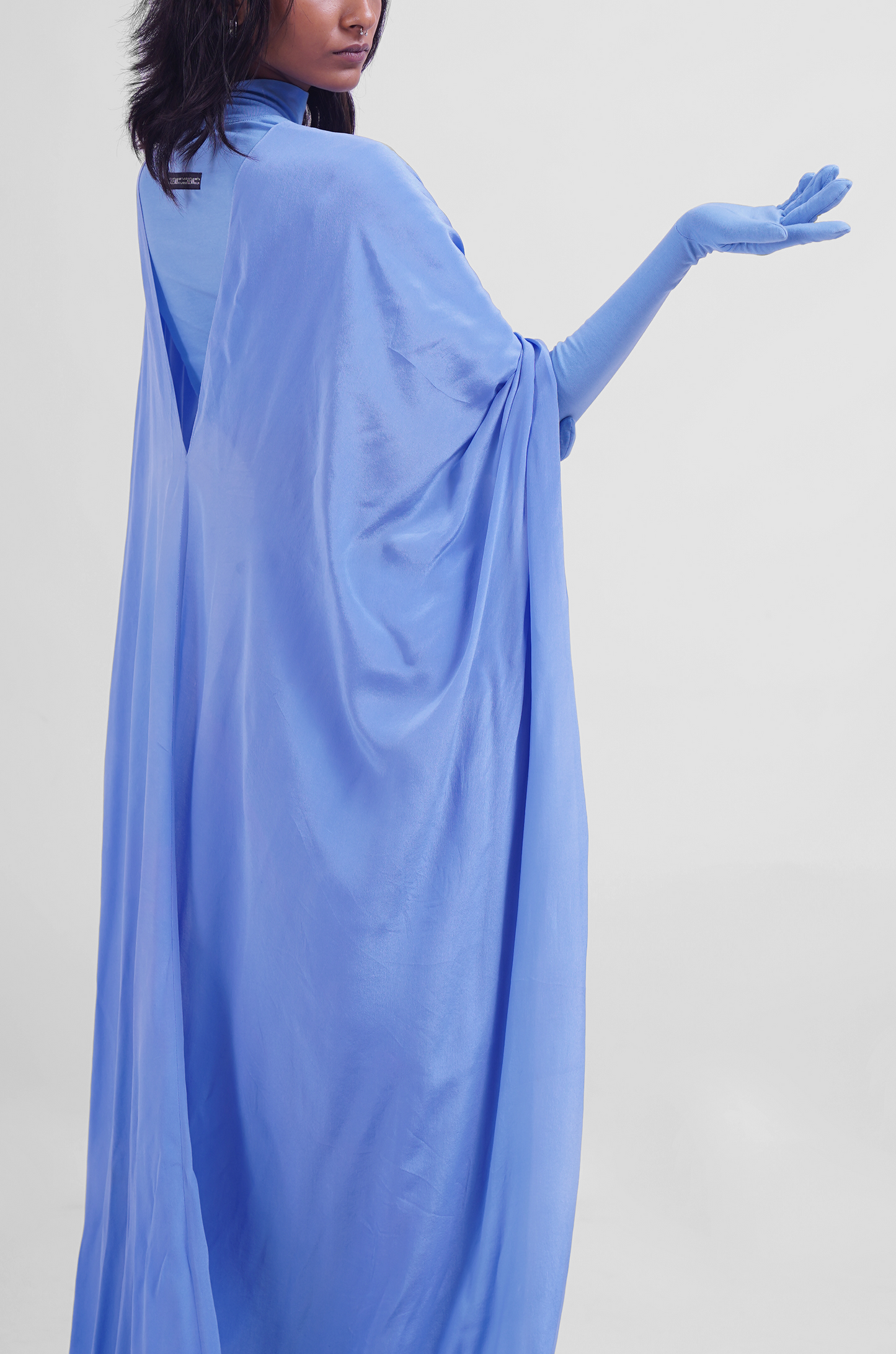 Hybrid Sari-Pants (Sky Blue)