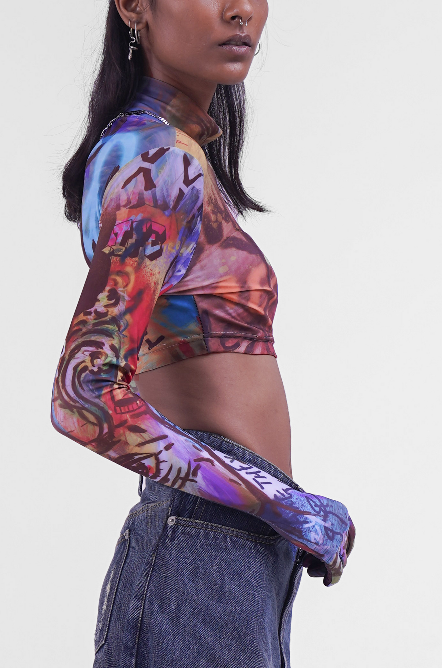 Second Skin Crop Top 2.0 (Graffiti)