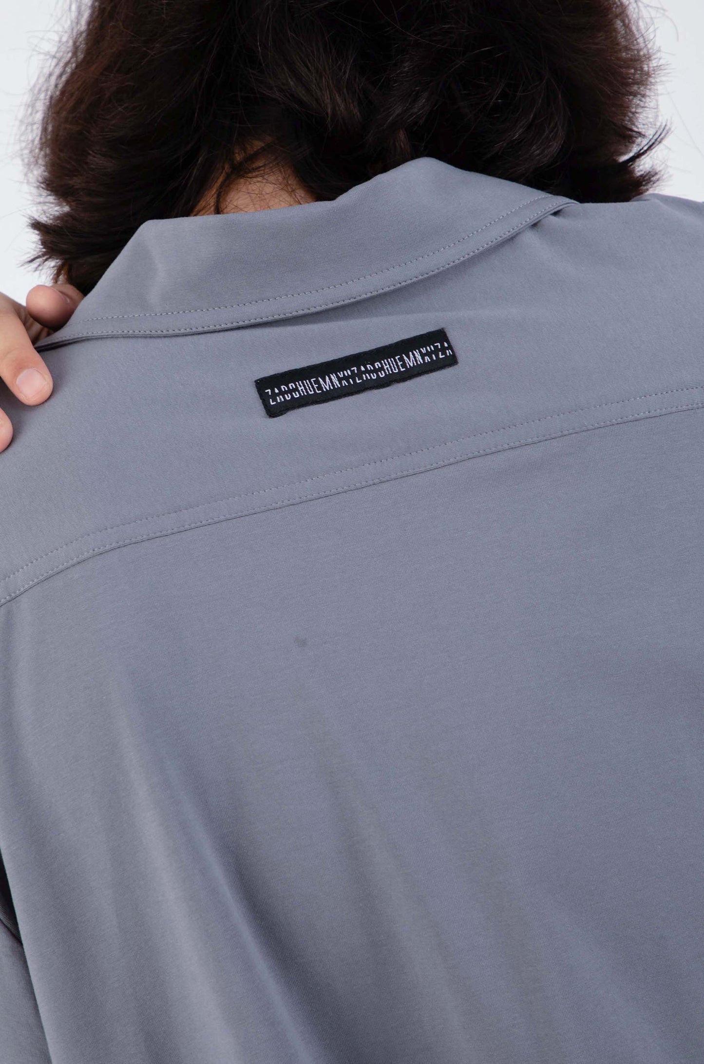 Huemn Gorilla Insignia Oversized Bowling Co-Ord Set (Grey)