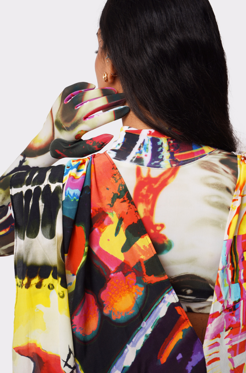 'Return Of The Gorilla' Hybrid Sari-Pants