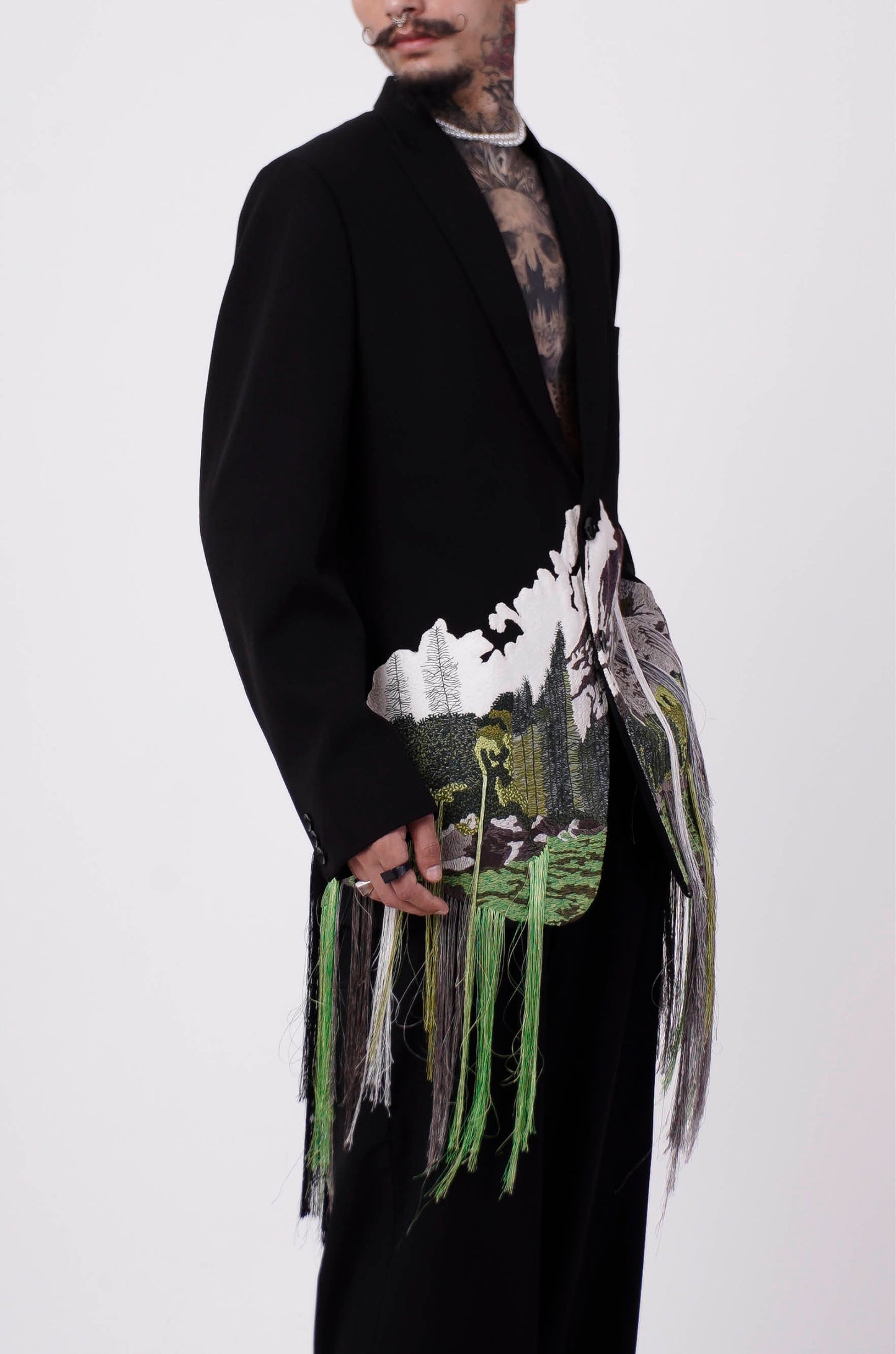 Handcrafted 'Mountains' Blazer