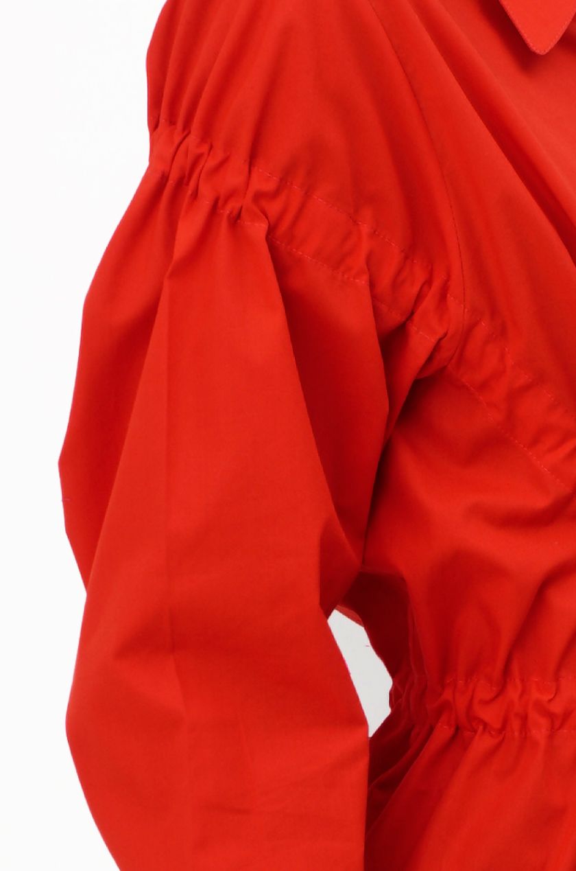 Drawstrings Dress (Red)