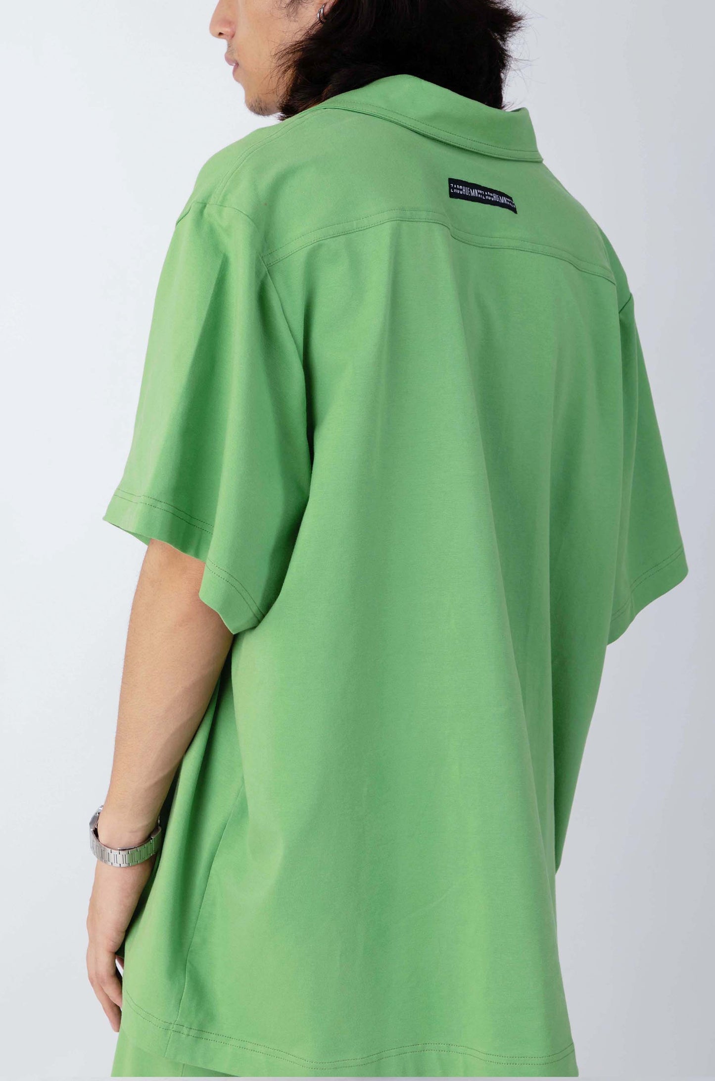 Huemn Gorilla Insignia Oversized Bowling Co-Ord Set (Green)