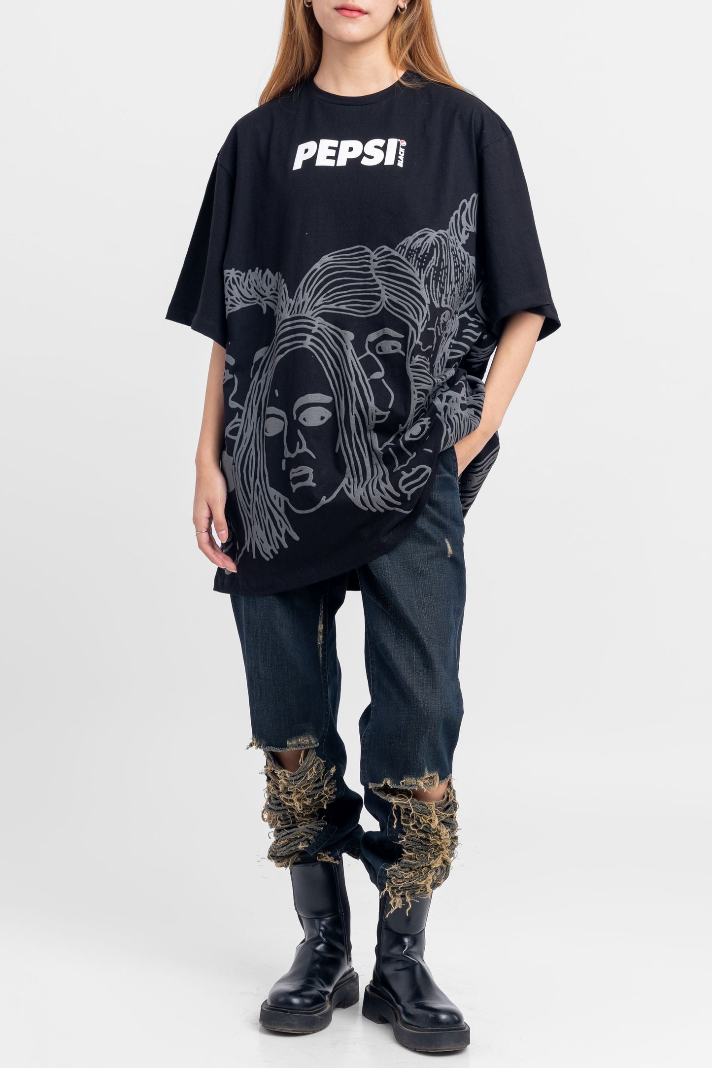 Pepsi X Huemn Black Graphic T-Shirt