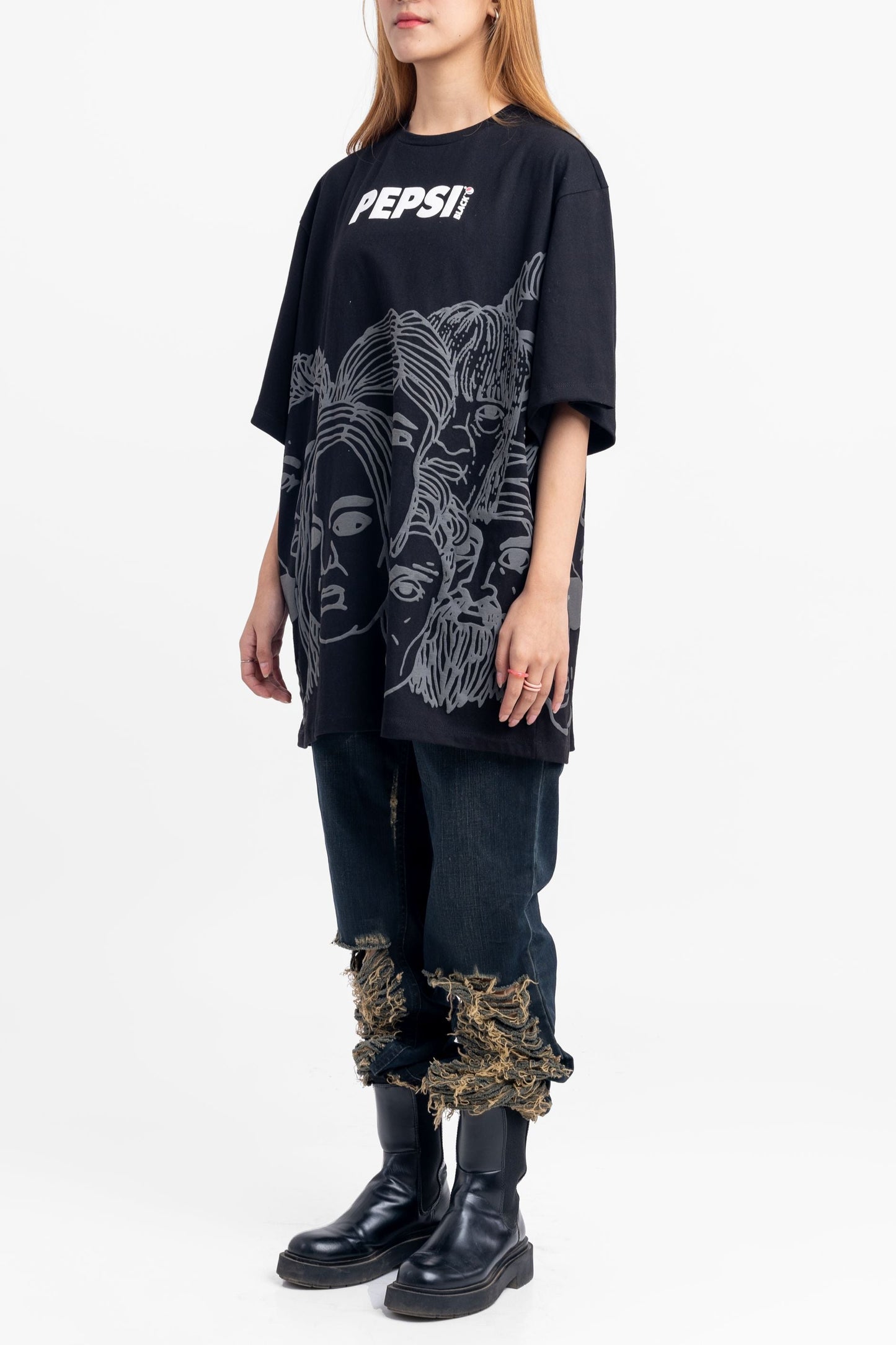 Pepsi X Huemn Black Graphic T-Shirt