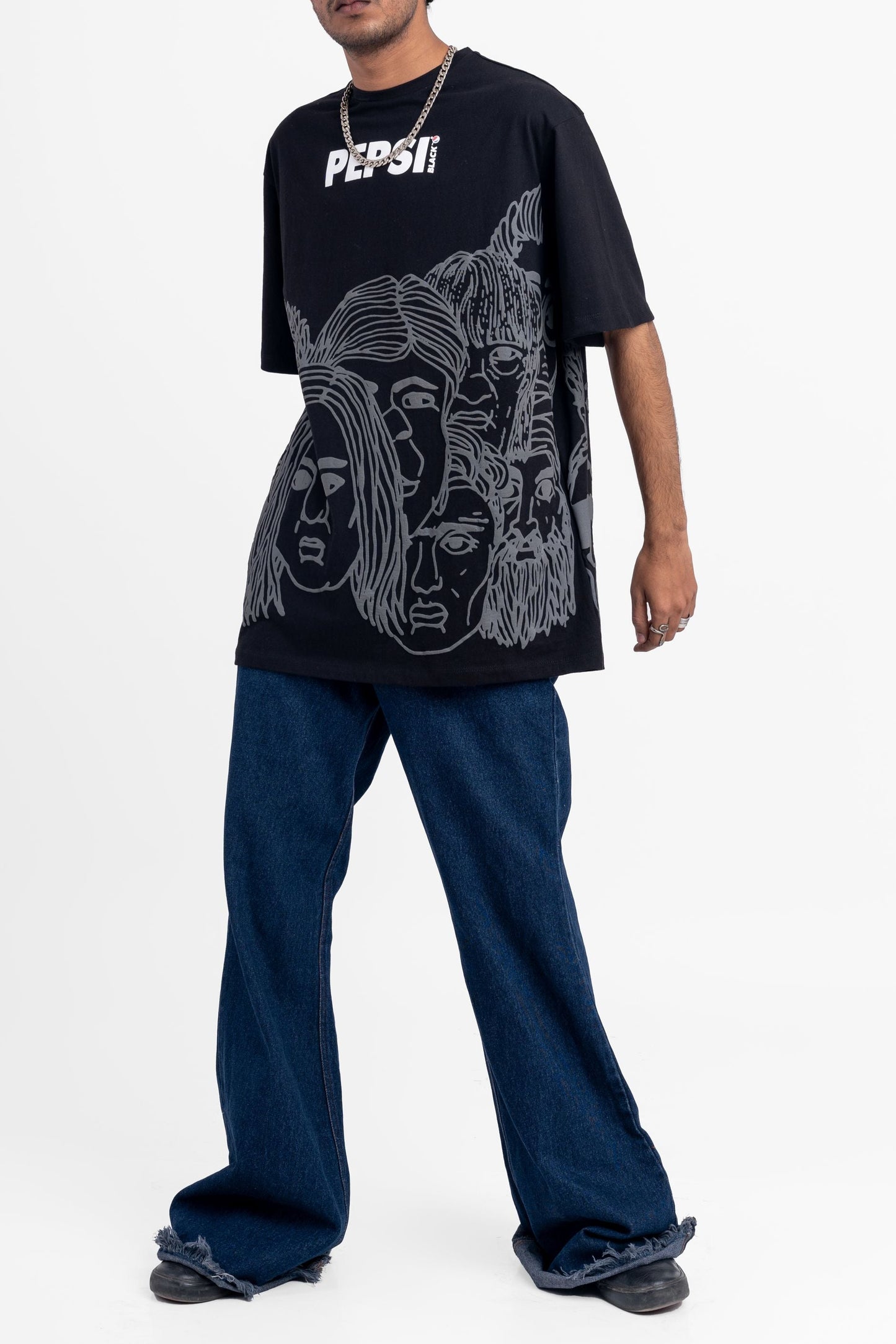 Pepsi X Huemn Black Graphic T-Shirt