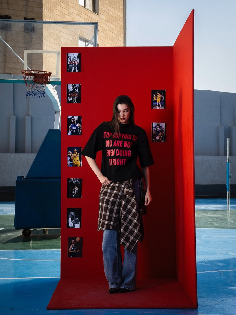 "STOP COPYING ME" Tee - Prime Fitz