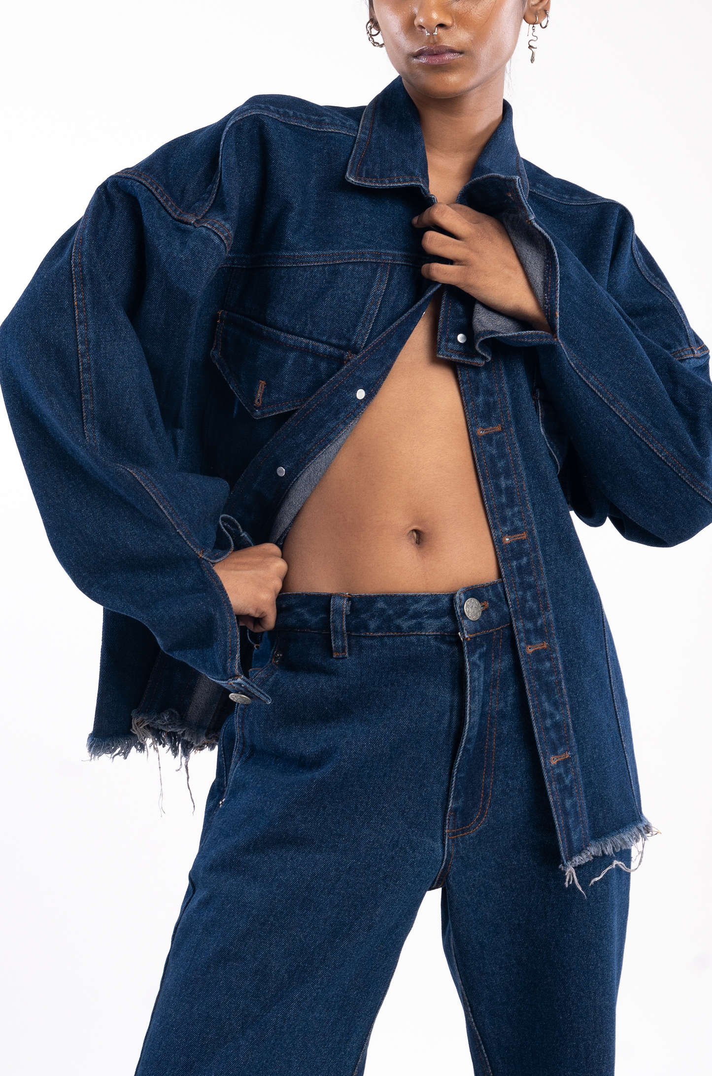 Classic Distressed Denim Jacket