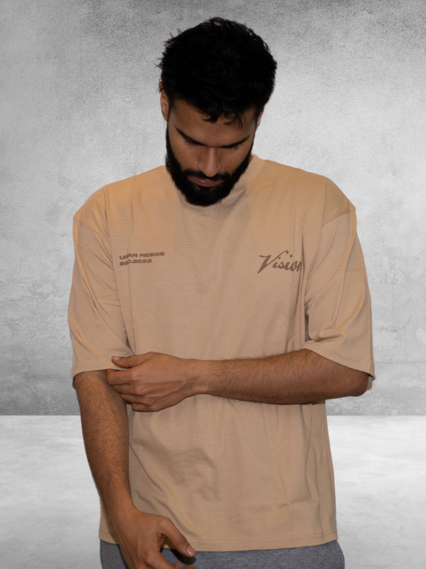 Everyday Oversized Tee - Vision (Beige)