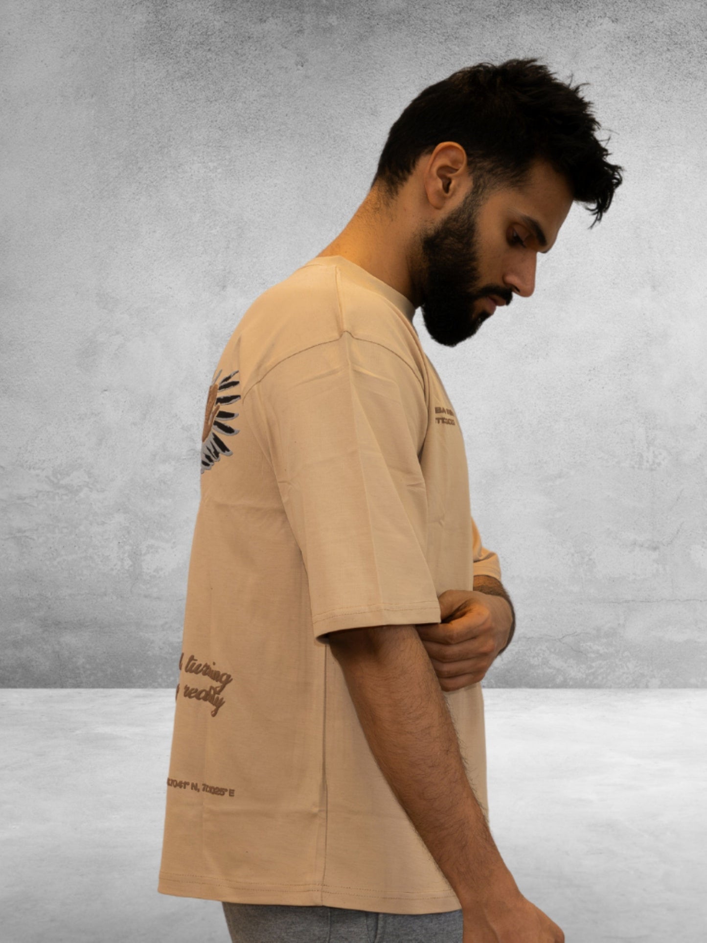 Everyday Oversized Tee - Vision (Beige)