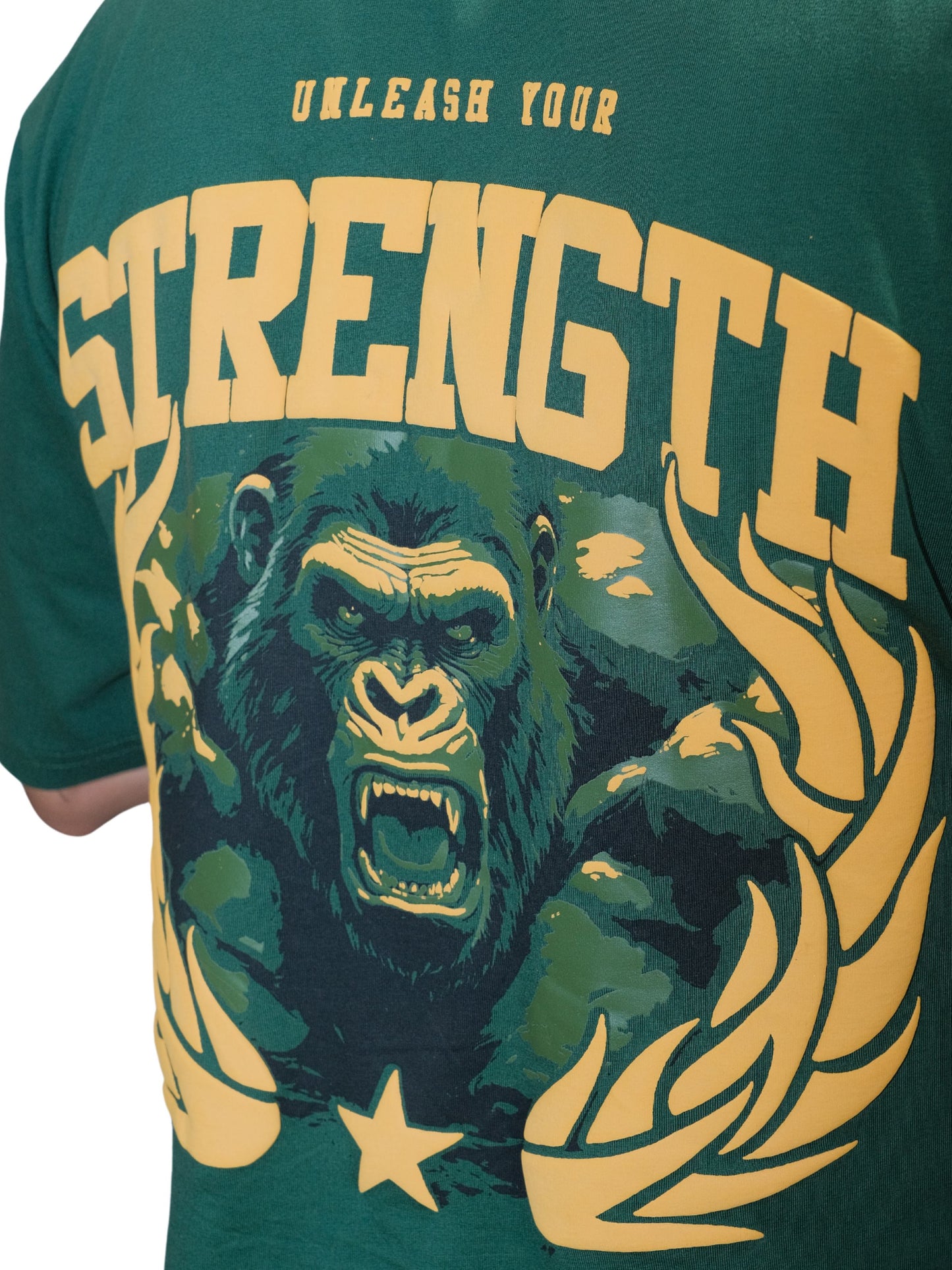 Everyday Oversized Tee - Strength (Jungle green)