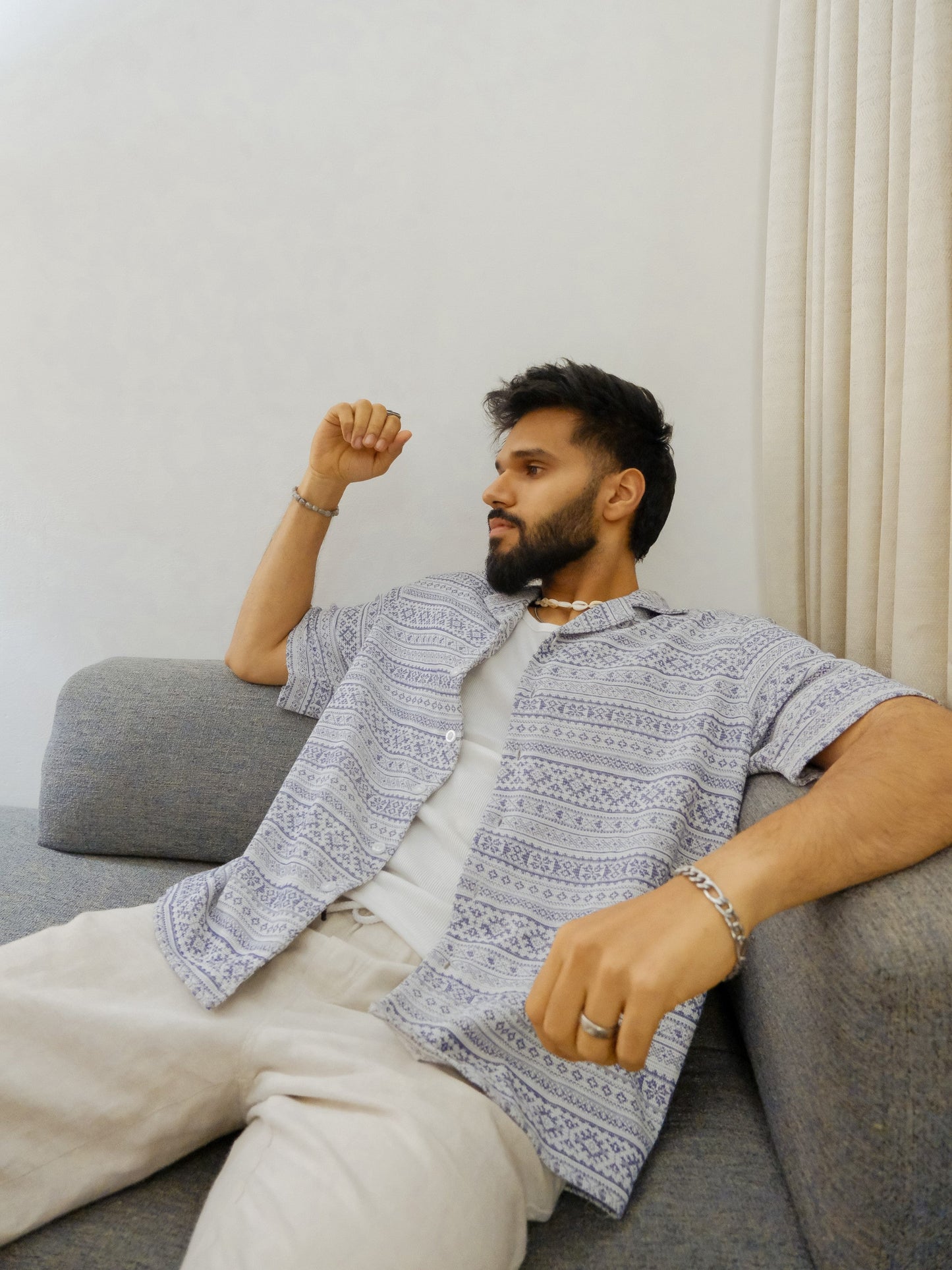 Resort Shirt - Ajmer Blue