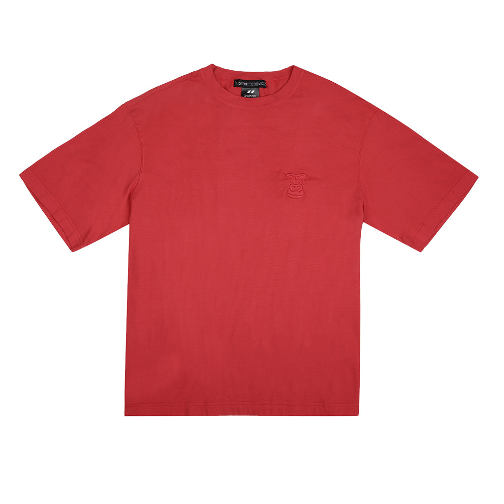 Huemn Evolution Gorilla Insignia T-Shirt (Red)