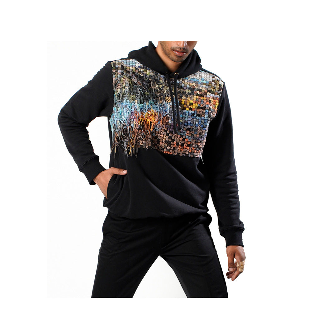 Handcrafted 'Pixel' Hoodie