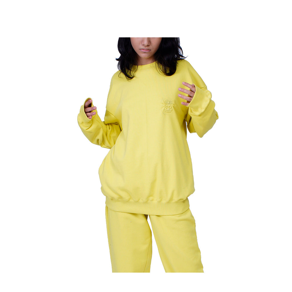 Huemn Gorilla Insignia Co-Ords Set (Lemon Yellow)