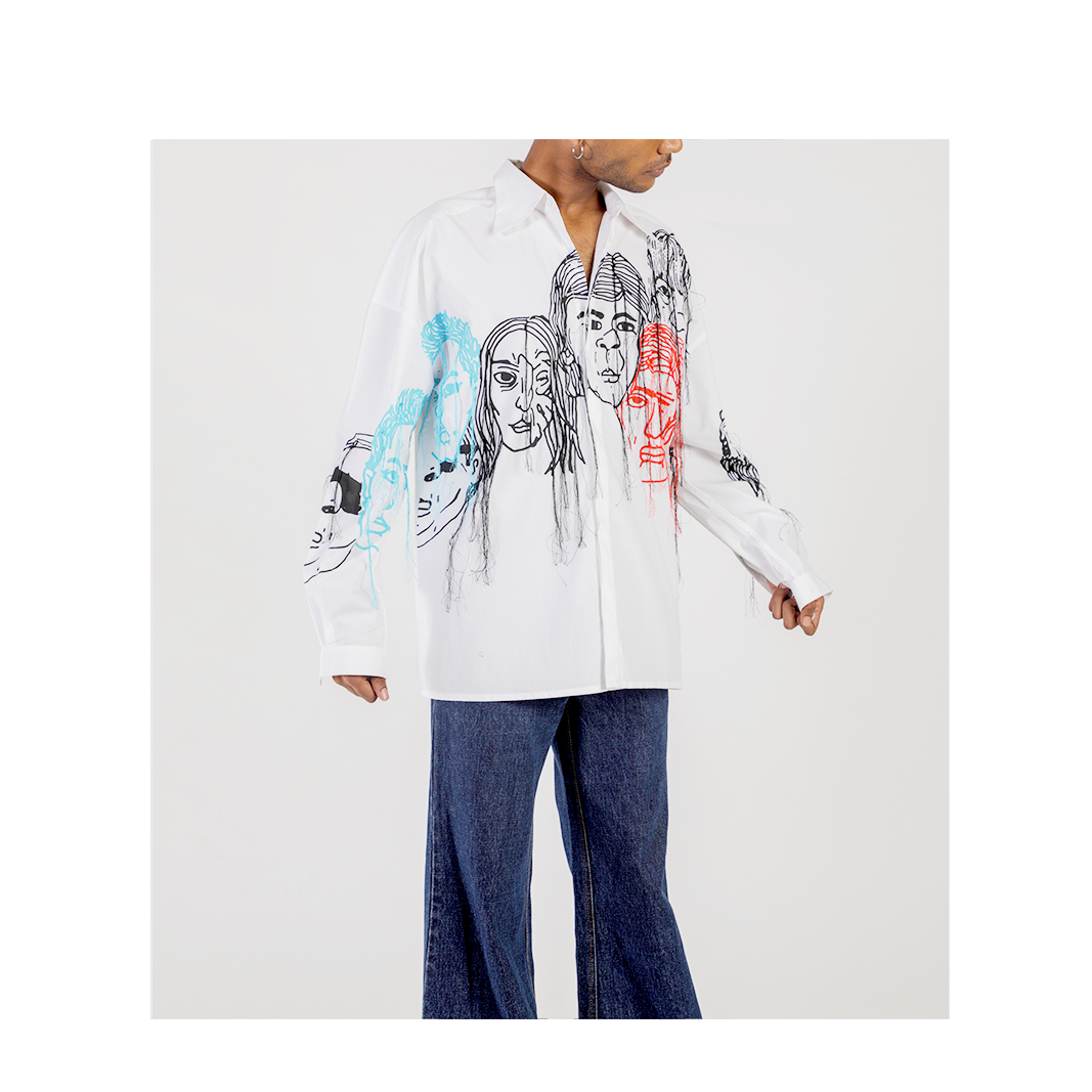 Handcrafted Diversity Stream Shirt 2.0 (White)