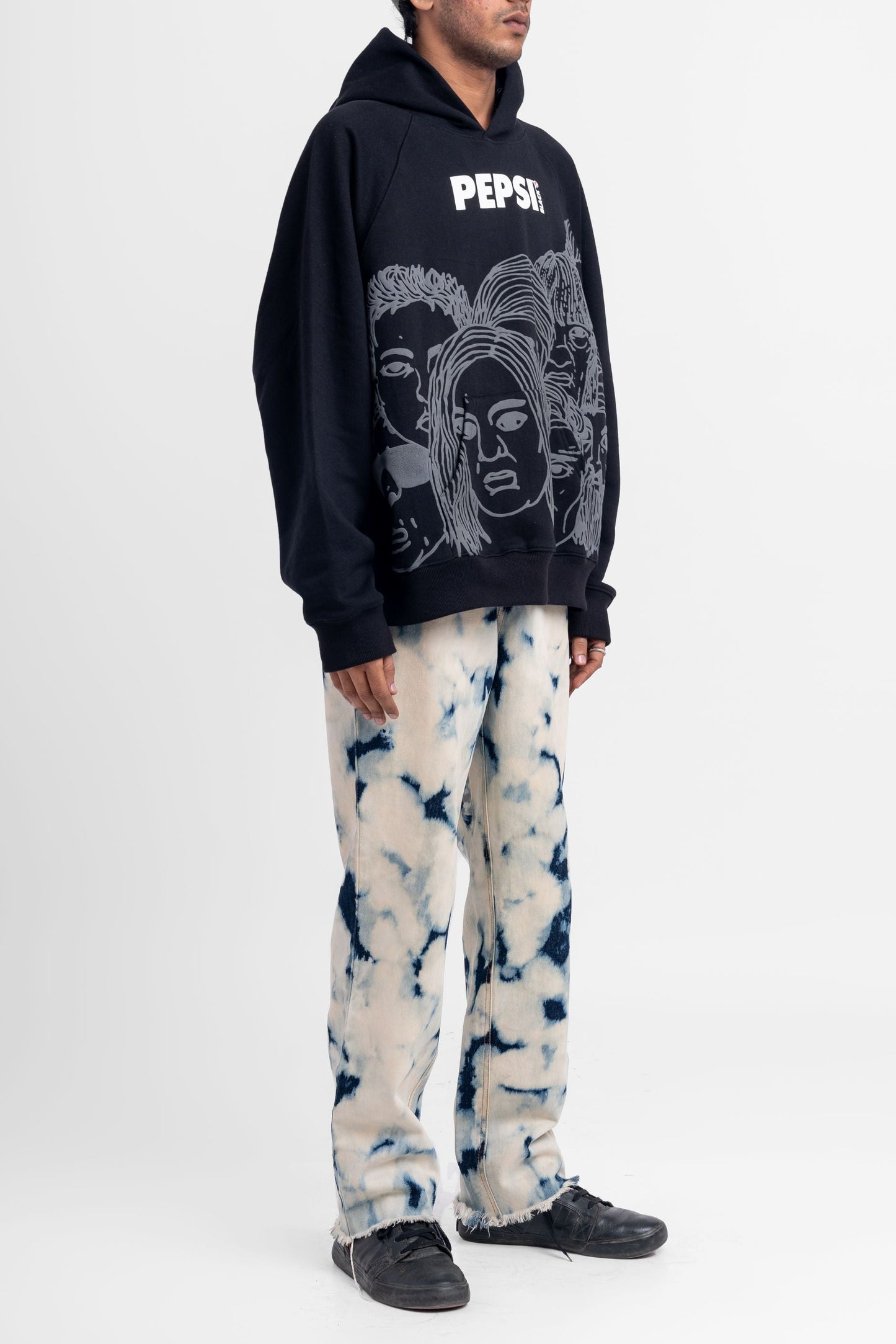 Pepsi X Huemn Black Graphic Hoodie