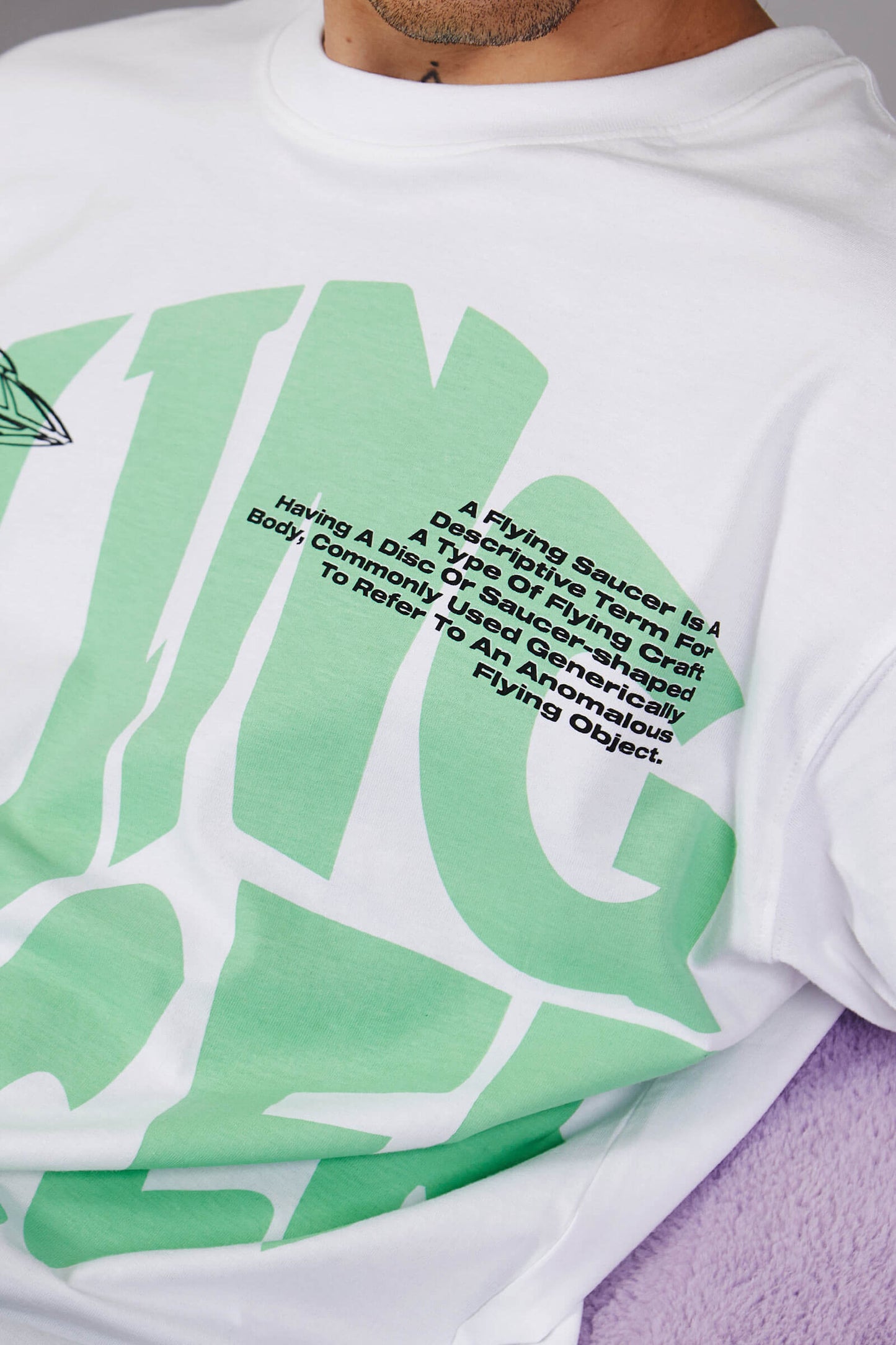 Flying Saucer Oversized T-Shirt