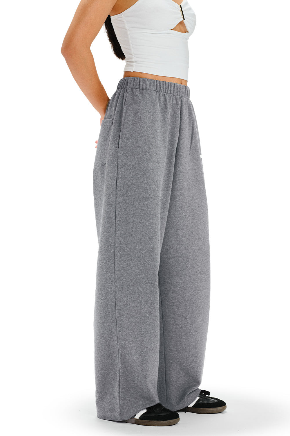 Melange Mode Loose Fit Joggers