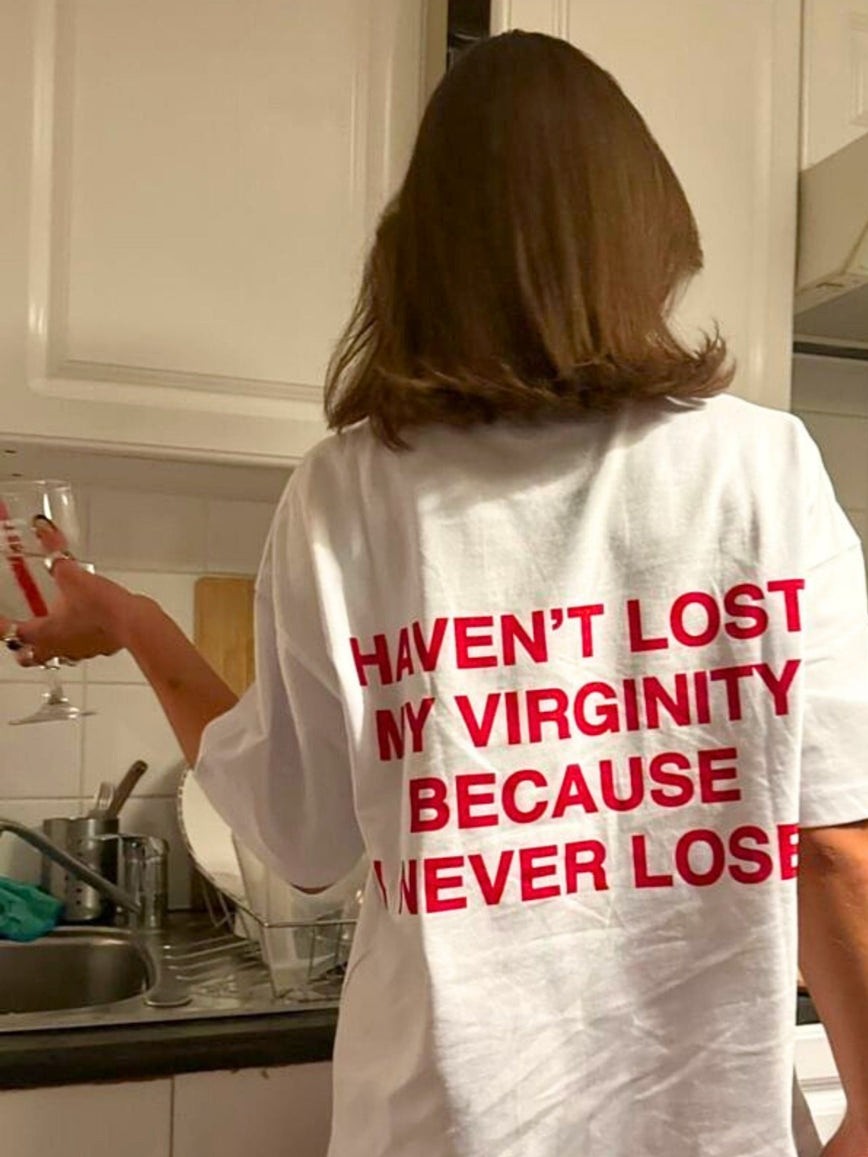 "Virginity" Oversized Tee - Prime Fitz