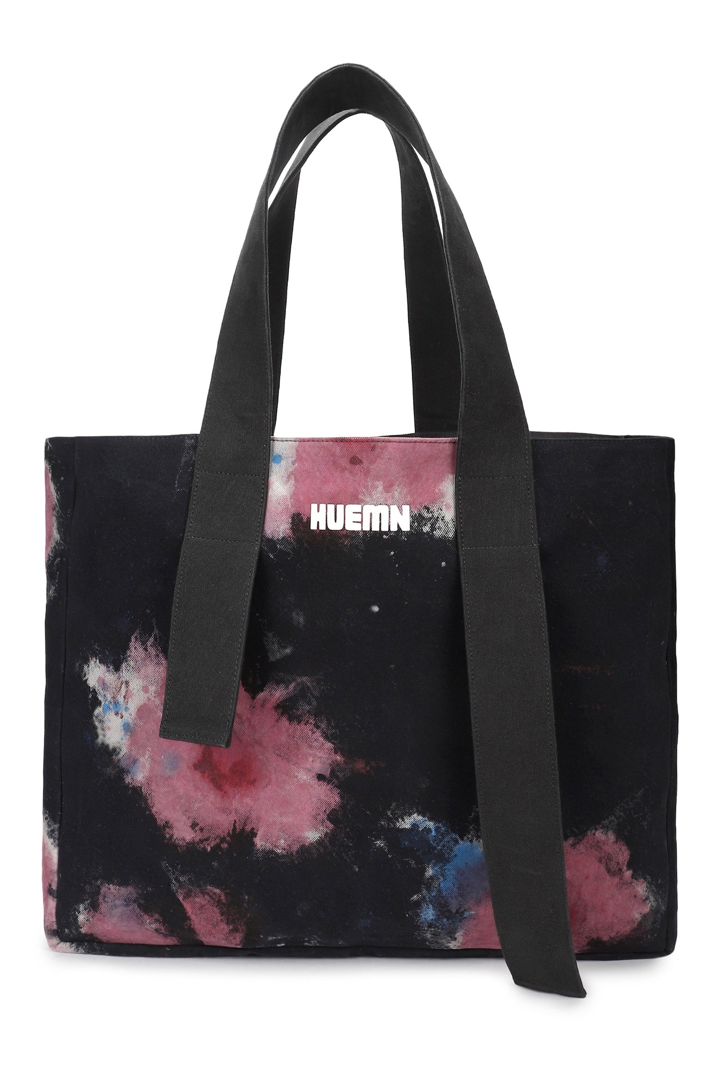 Handcrafted Huemn Blood Washed Tote (Black)