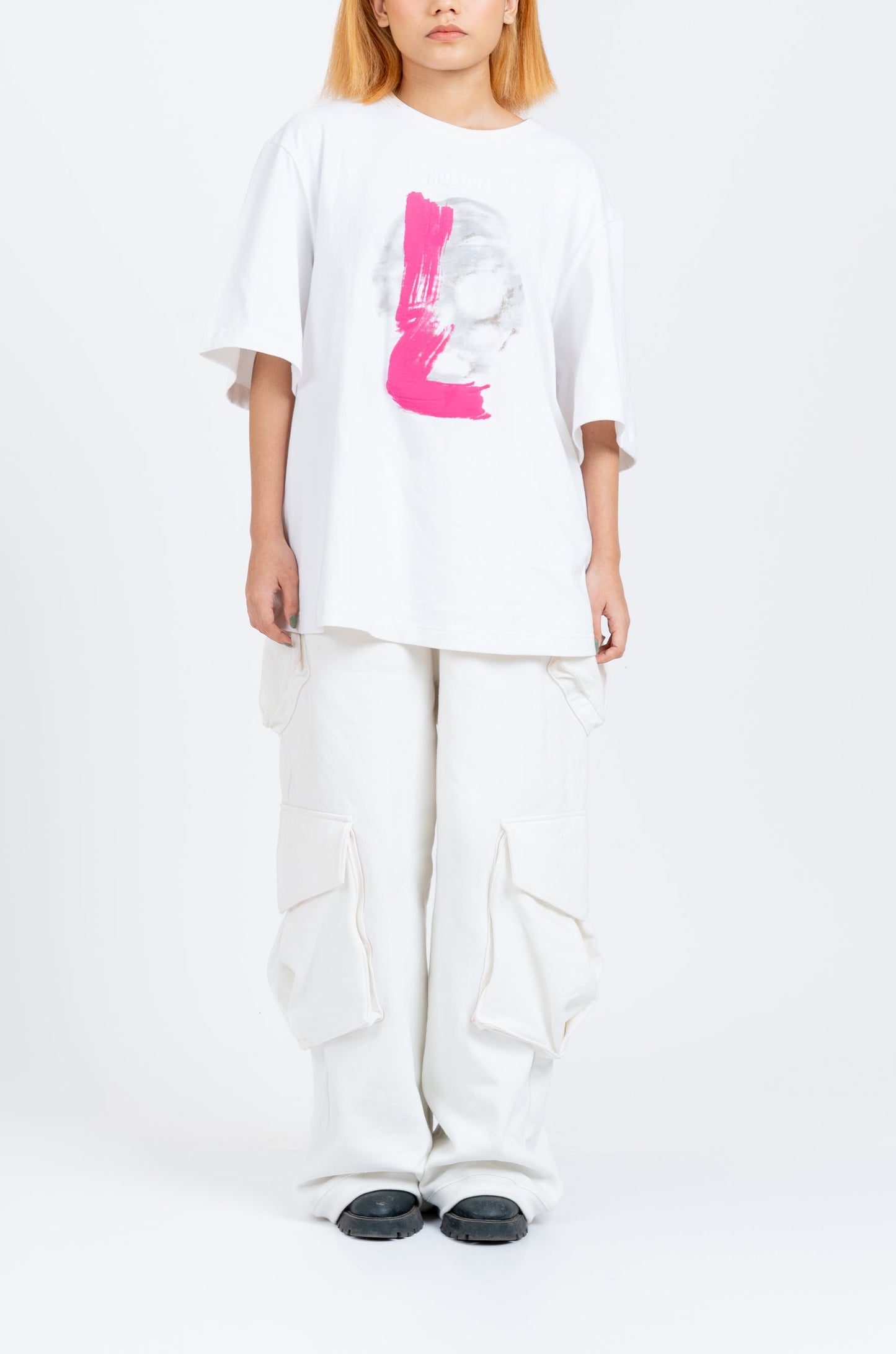 The HUEMN Skull T-shirt (White) : Edition 2