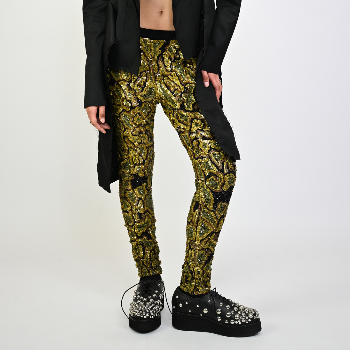 'Snake-skin' leggings