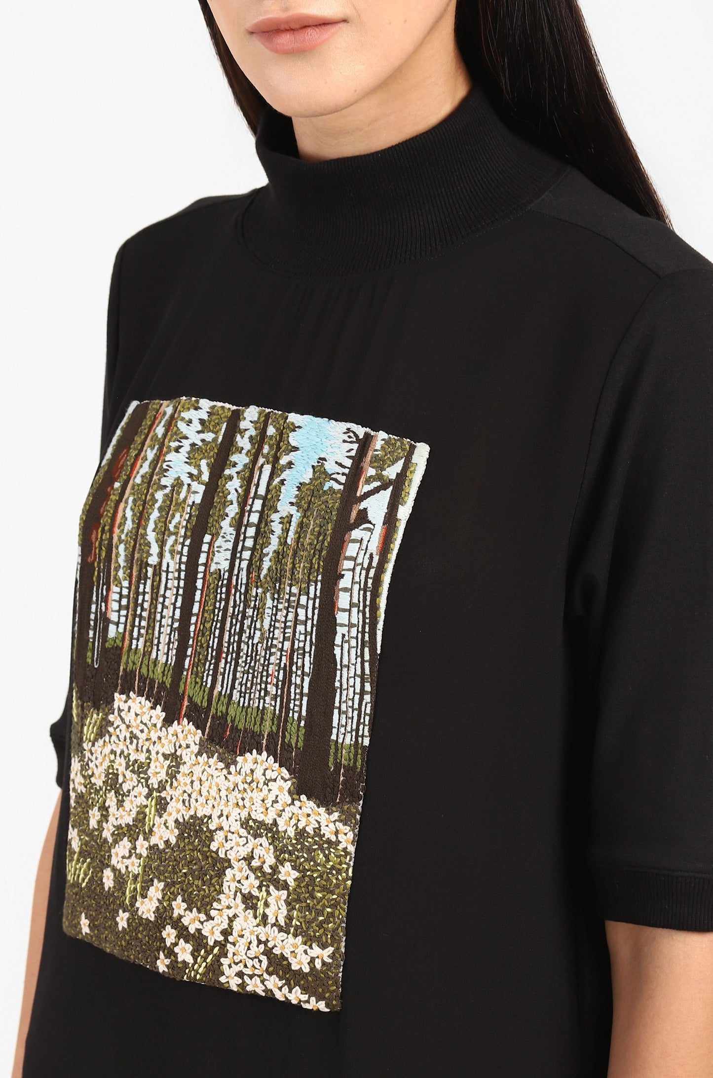 'The Trees' Handcrafted Dress