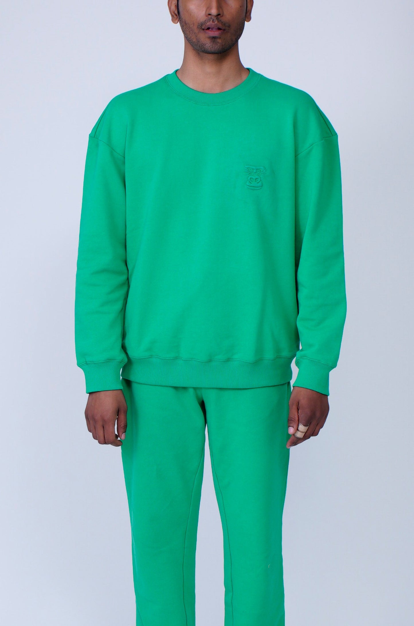 Huemn Gorilla Insignia Co-Ords Set (Lime Green)