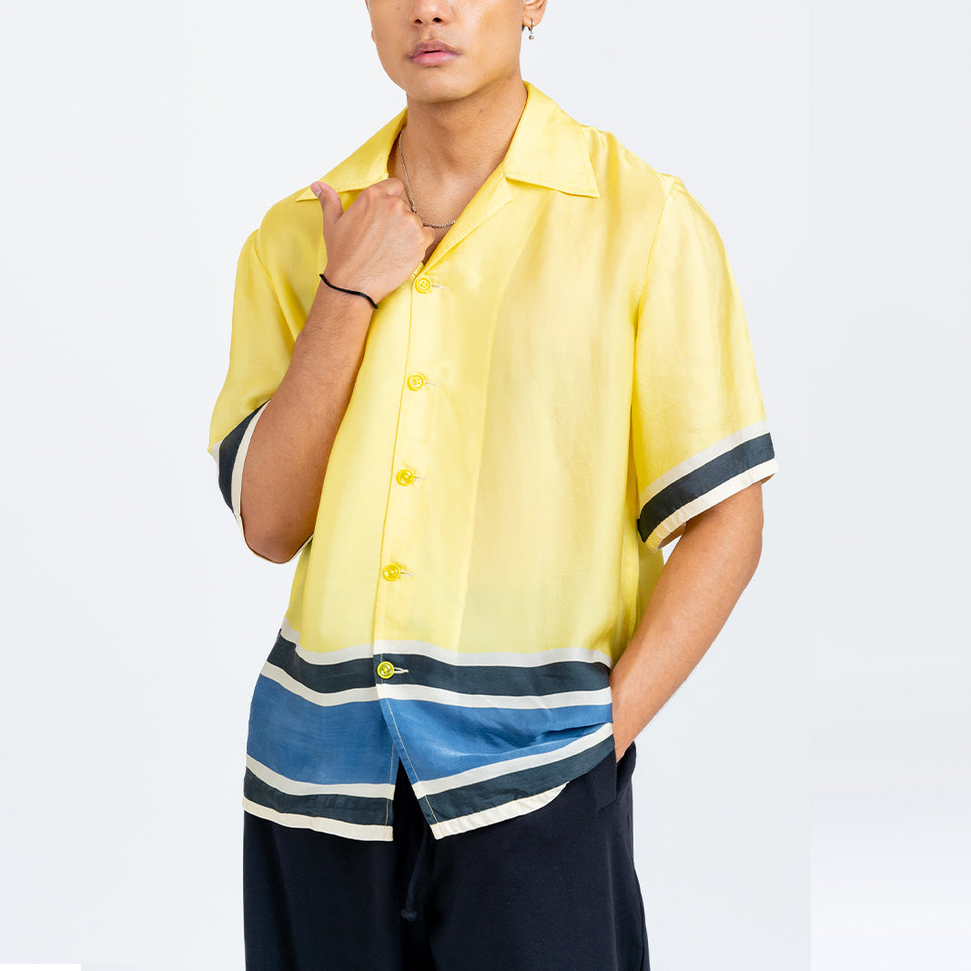 The Racer Stripe Shirt (Yellow)