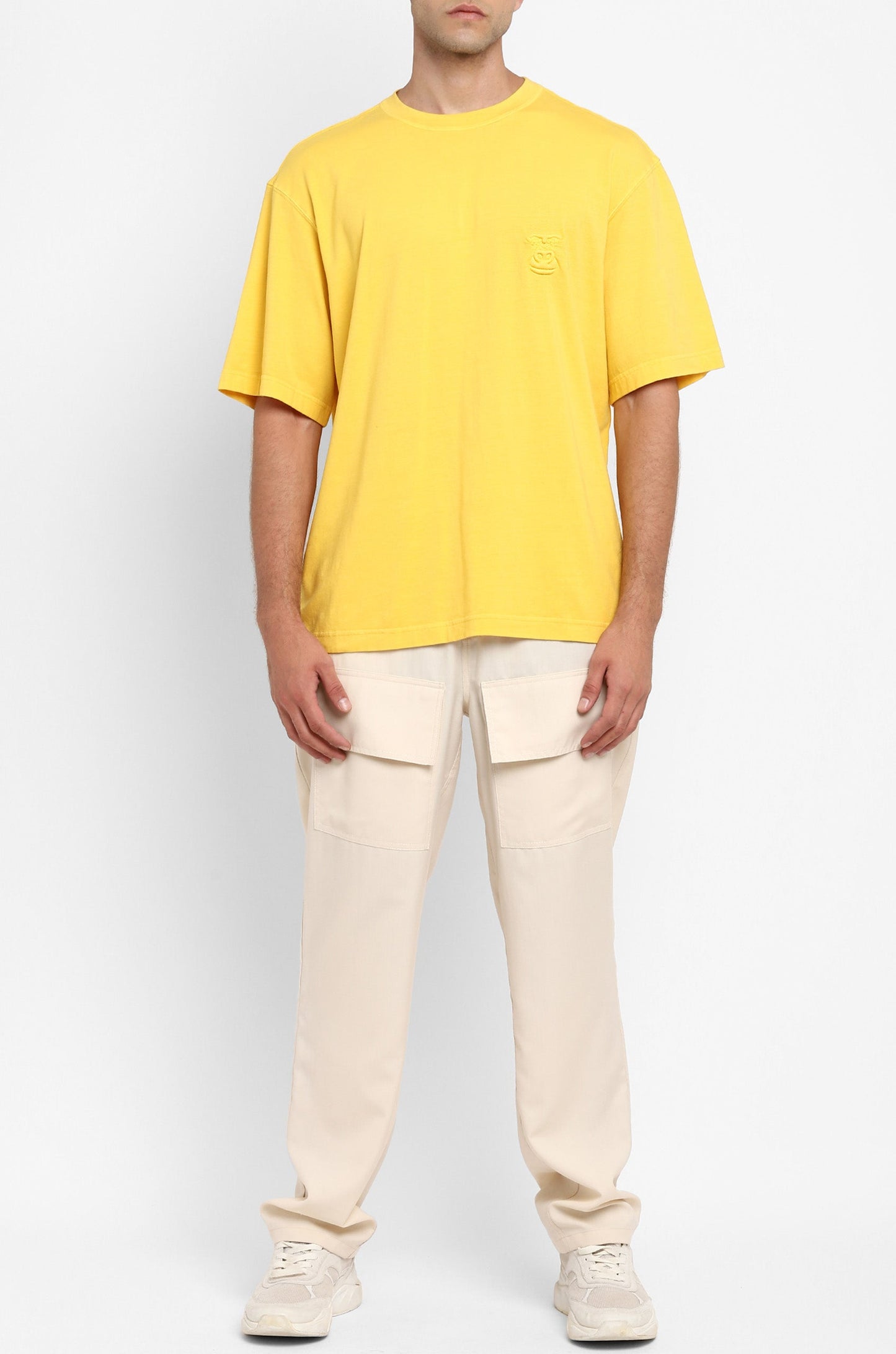 Huemn Evolution Gorilla Insignia T-Shirt (Mango Yellow)