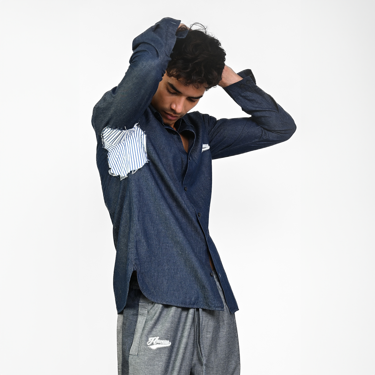 Classic denim shirt (Indigo)