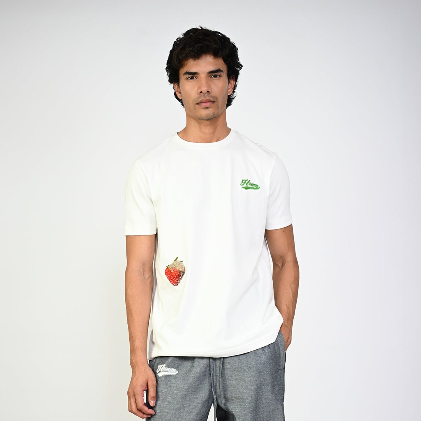 Embroidered White T-shirt