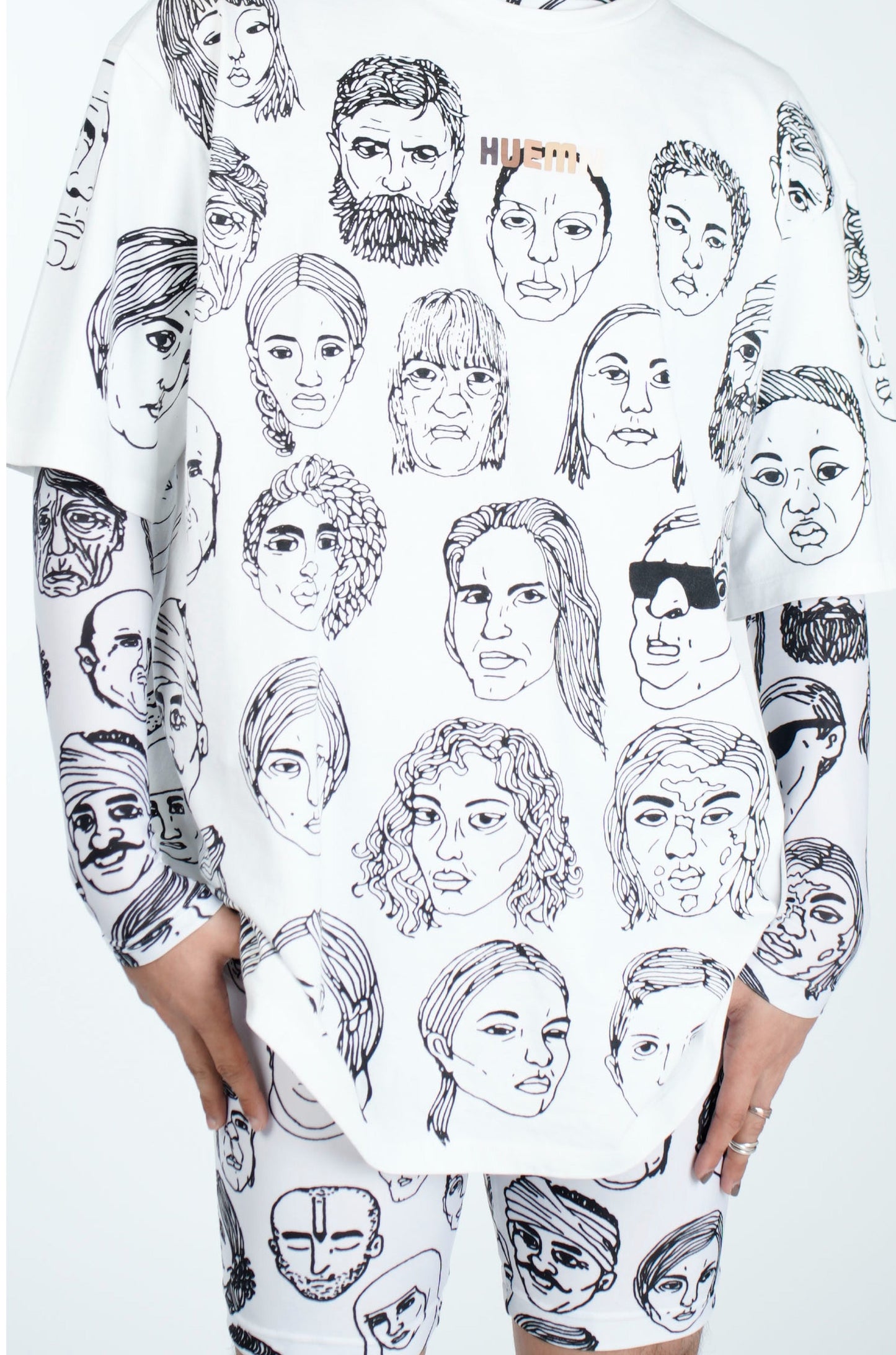 Diversity Bike Shorts (White)