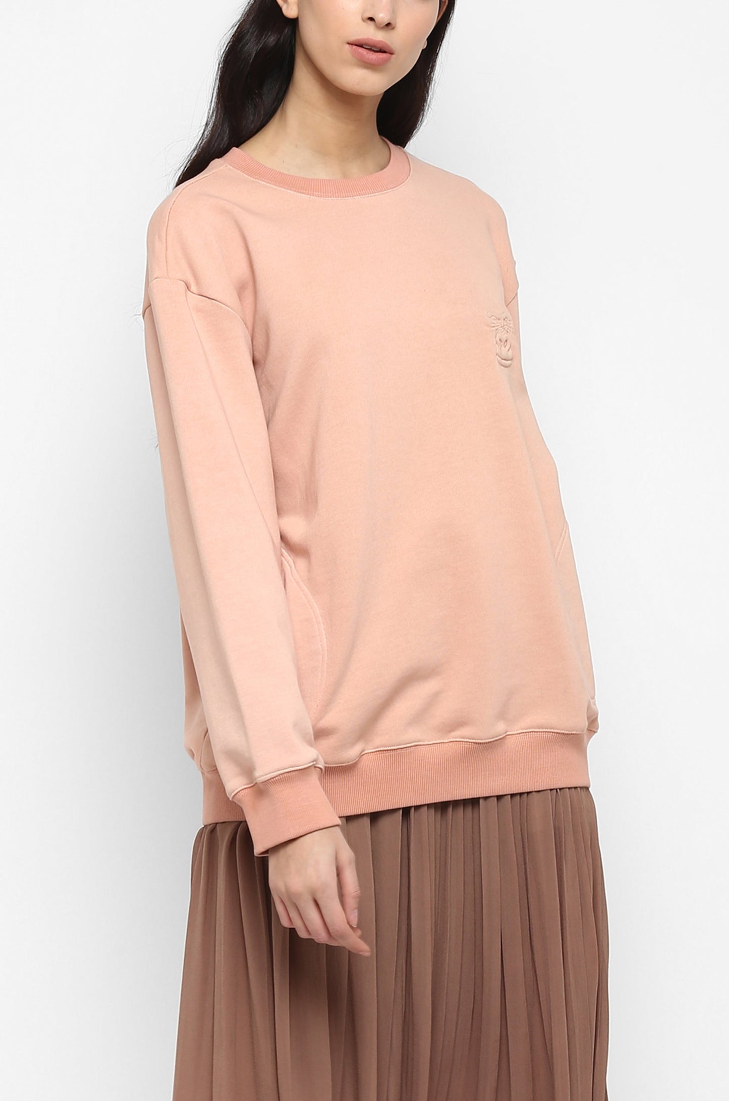 Huemn Gorilla Insignia Sweatshirt (Blush)