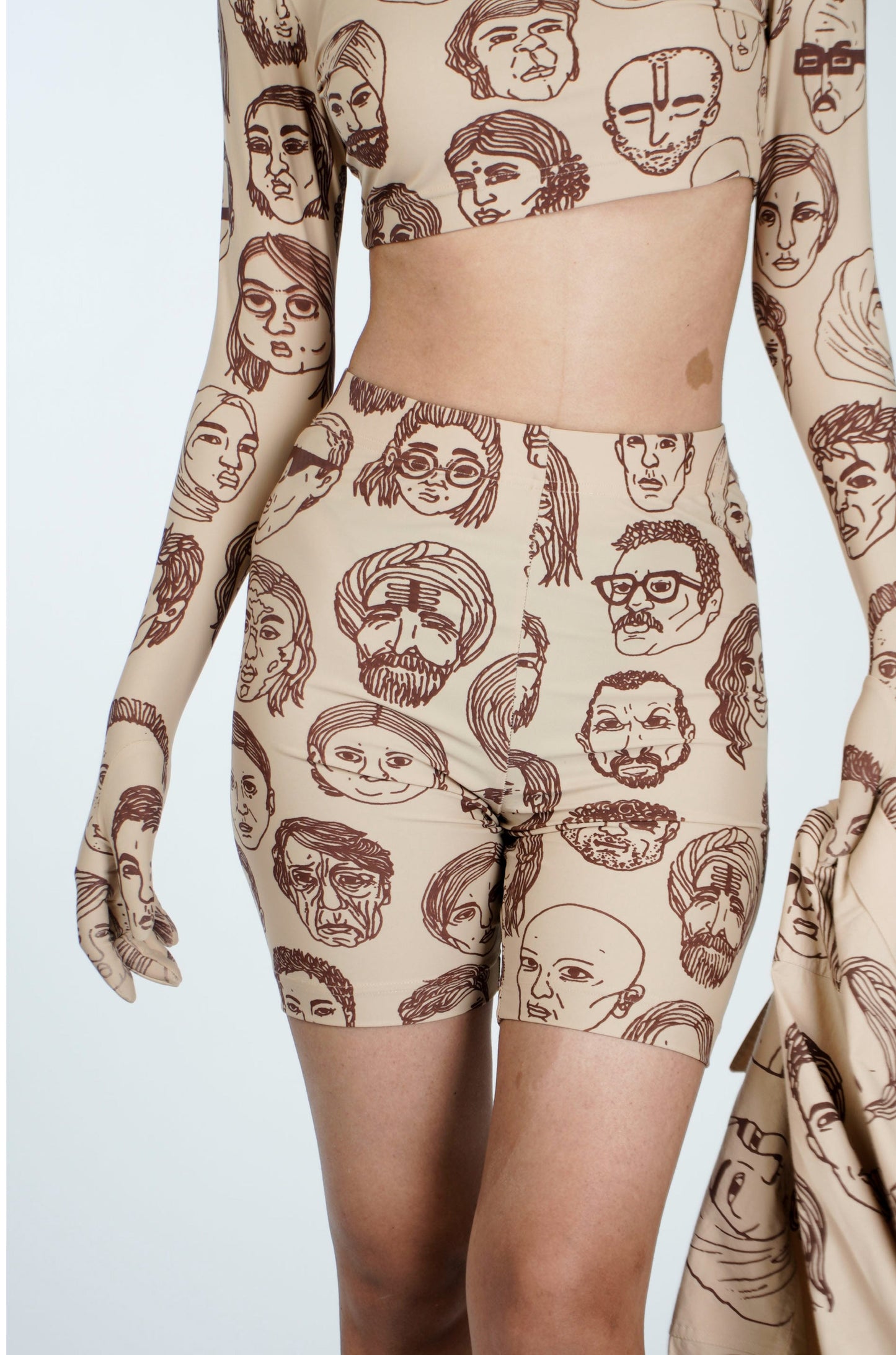 Diversity Bike Shorts (Beige)