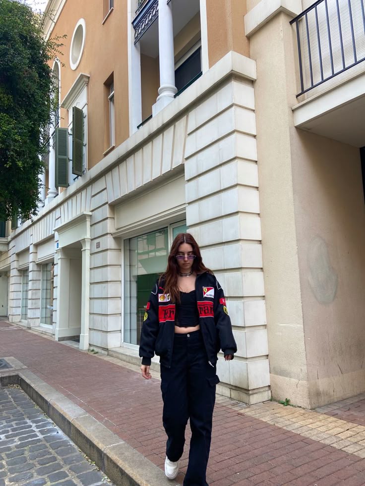 Black Ferrari F1 Racing Jacket – Premium Streetwear Edition - Prime Fitz