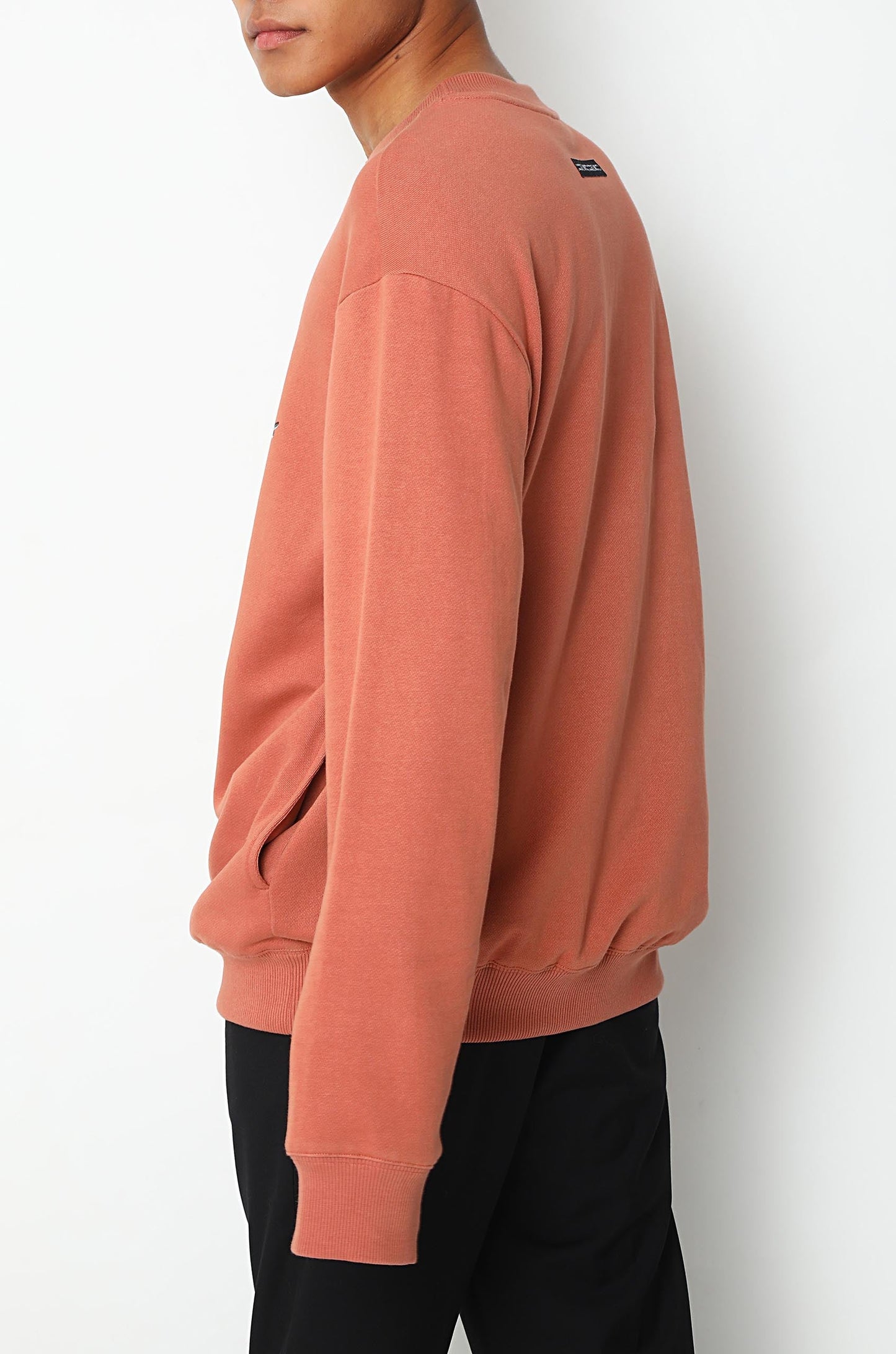 'Death' Print Sweatshirt (Rust)