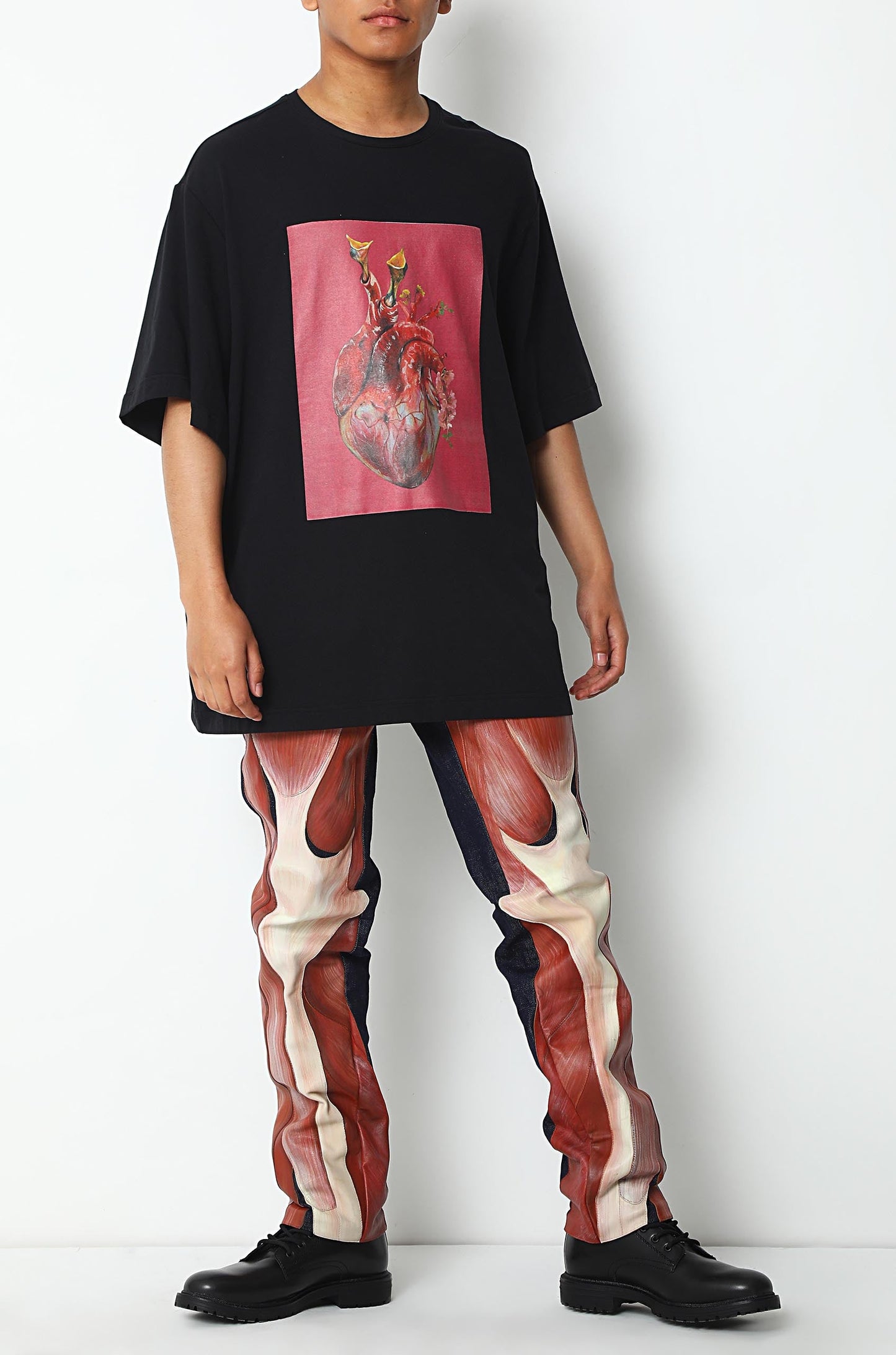 Hand Painted Muscle Jeans