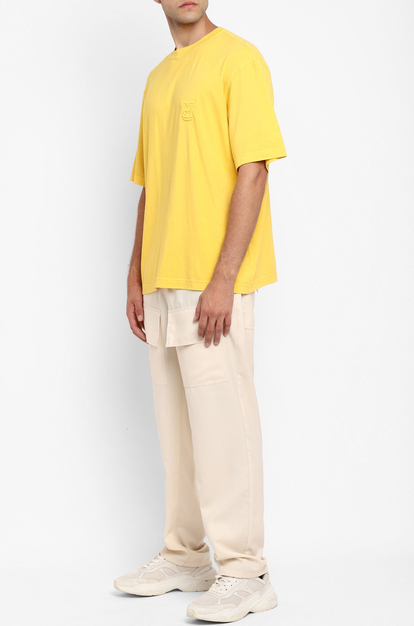 Huemn Evolution Gorilla Insignia T-Shirt (Mango Yellow)