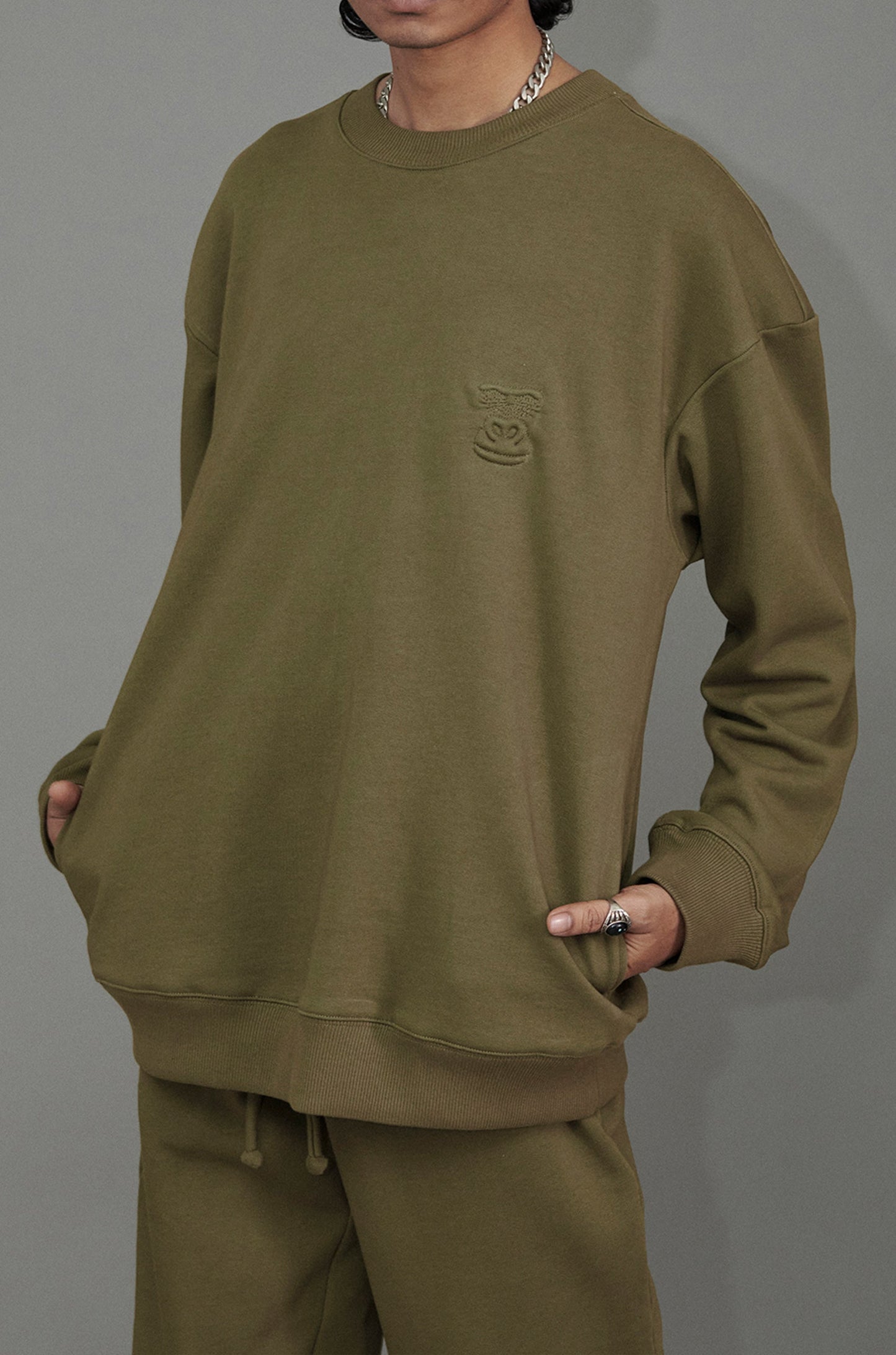 Huemn Gorilla Insignia Co-Ords Set (Olive)