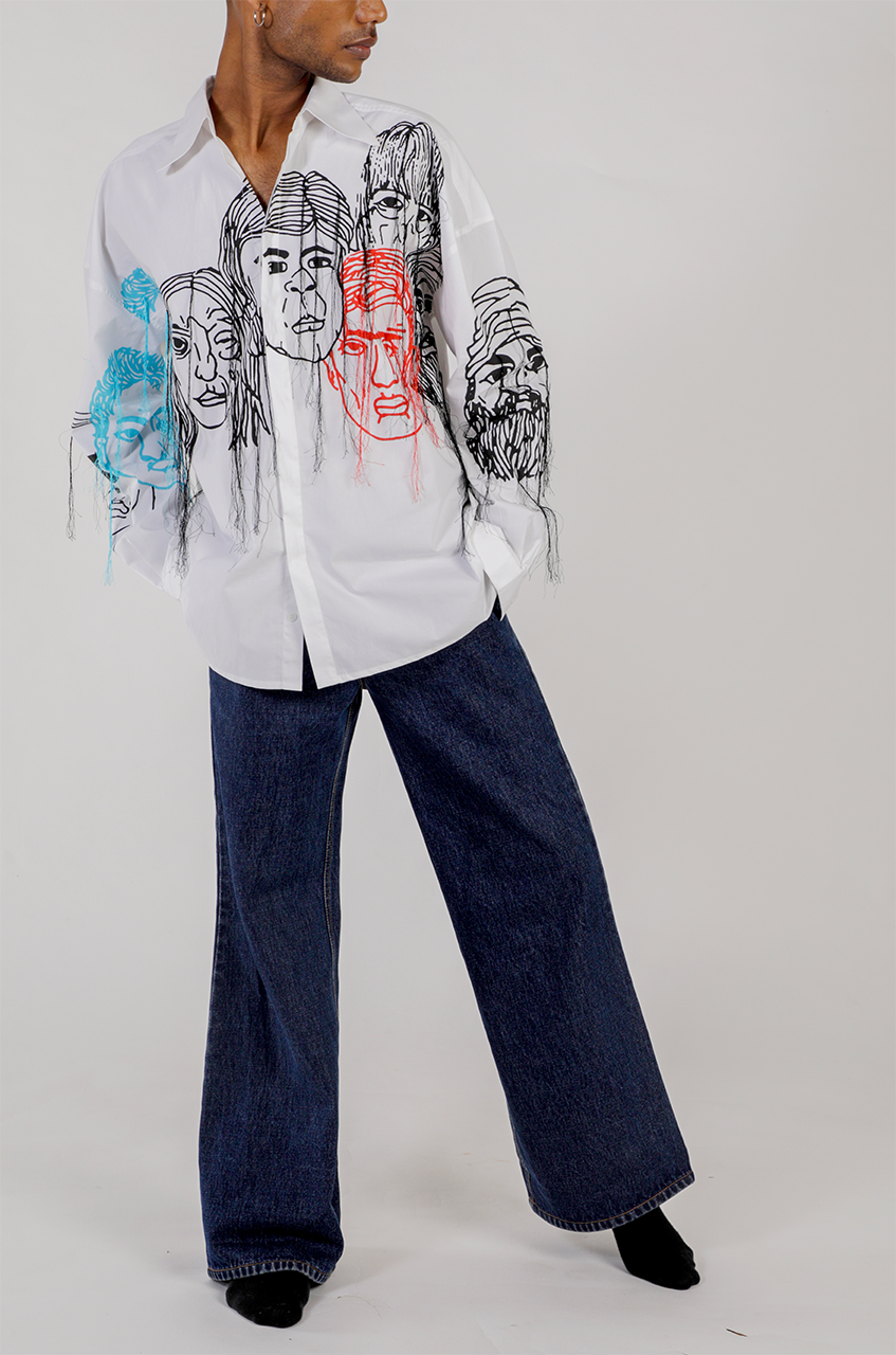 Handcrafted Diversity Stream Shirt 2.0 (White)