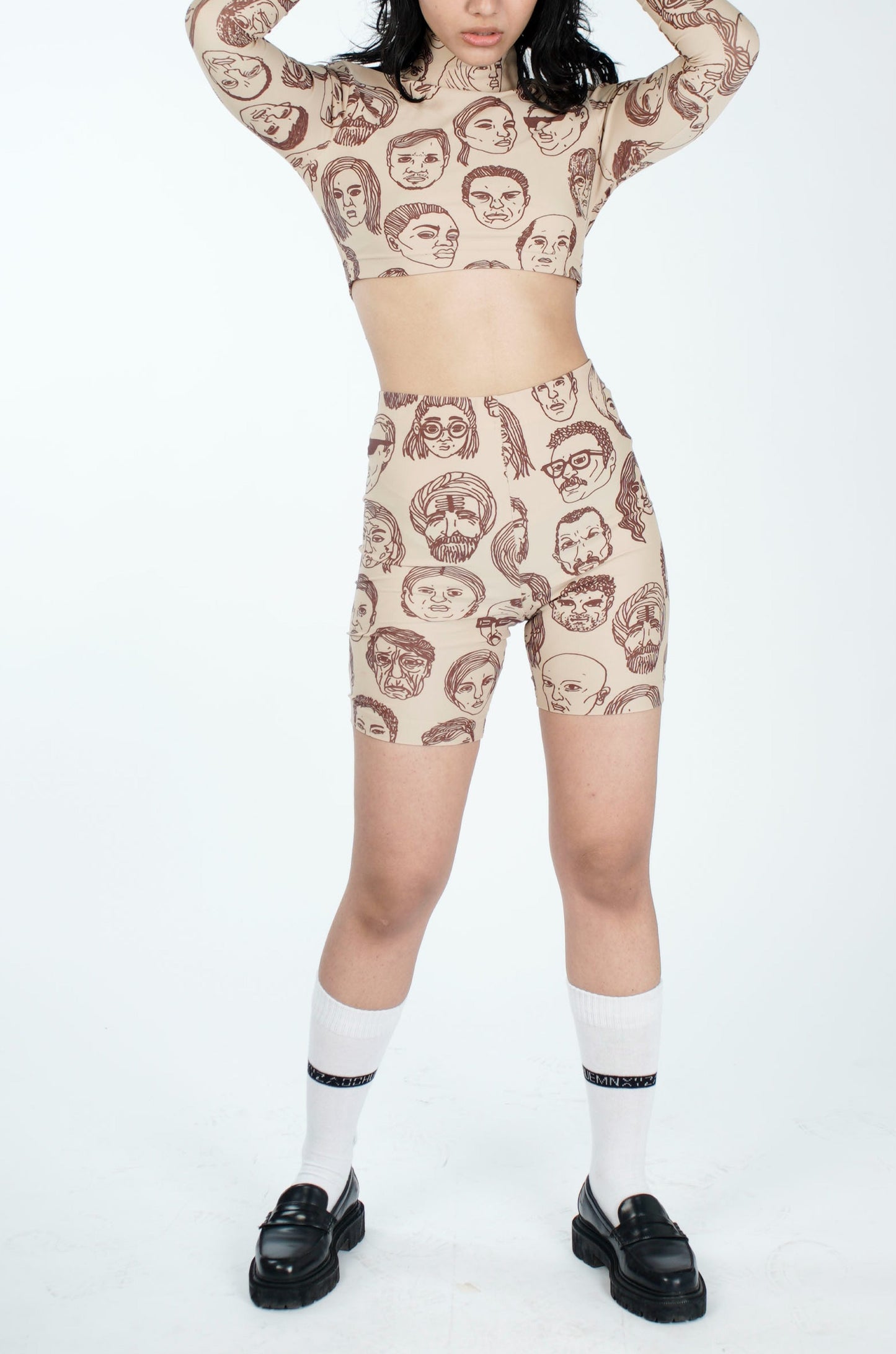 Diversity Bike Shorts (Beige)