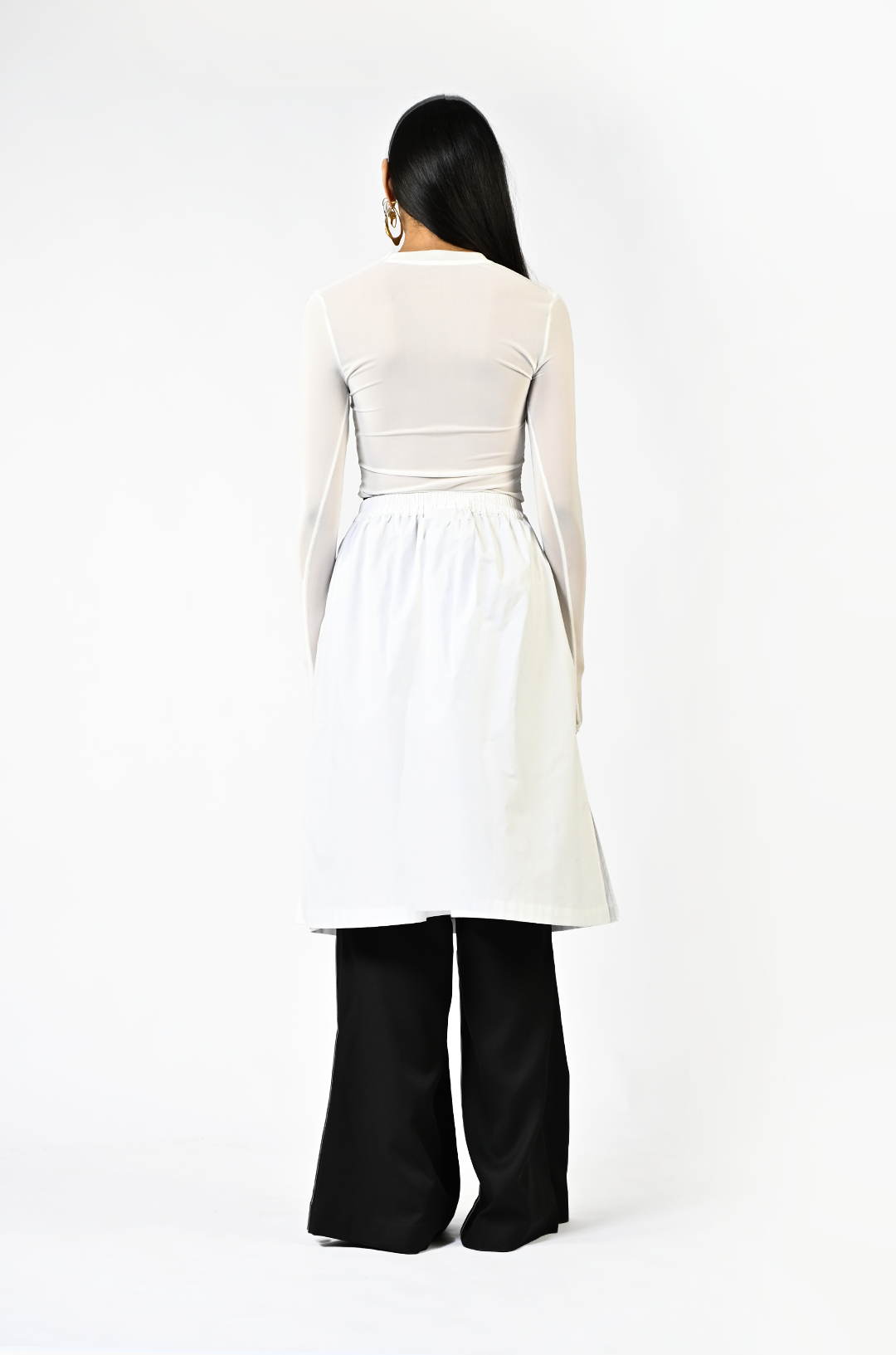 Sculpted gloved horse printed top