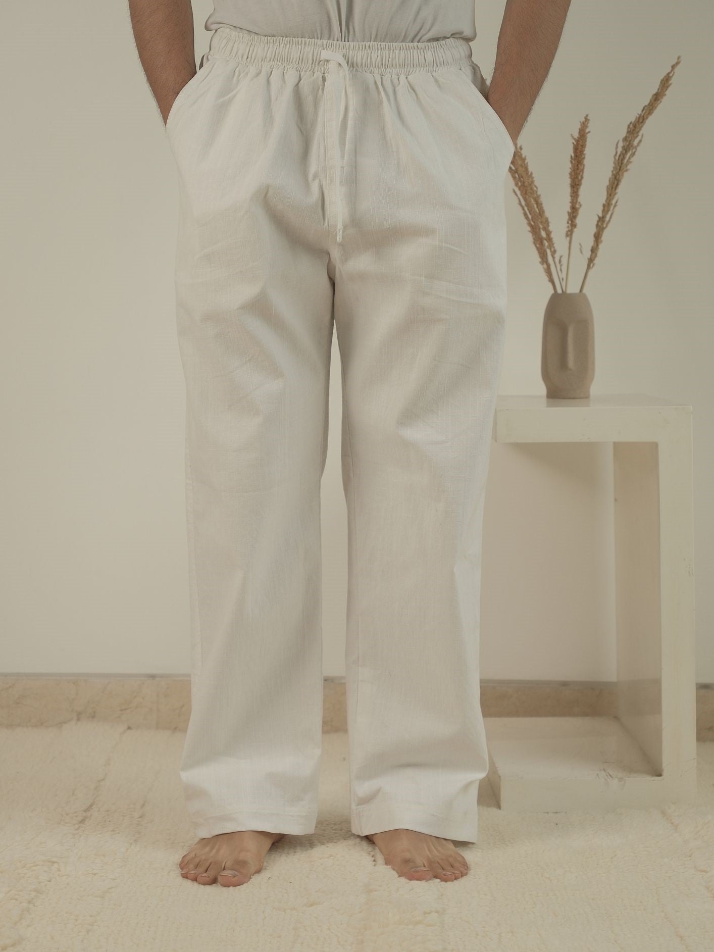 Linen Pant - Vanila White