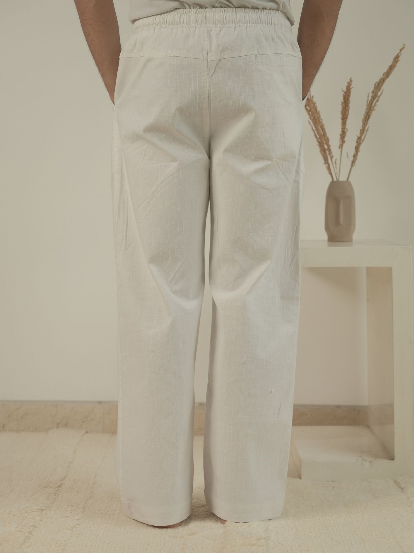 Linen Pant - Vanila White
