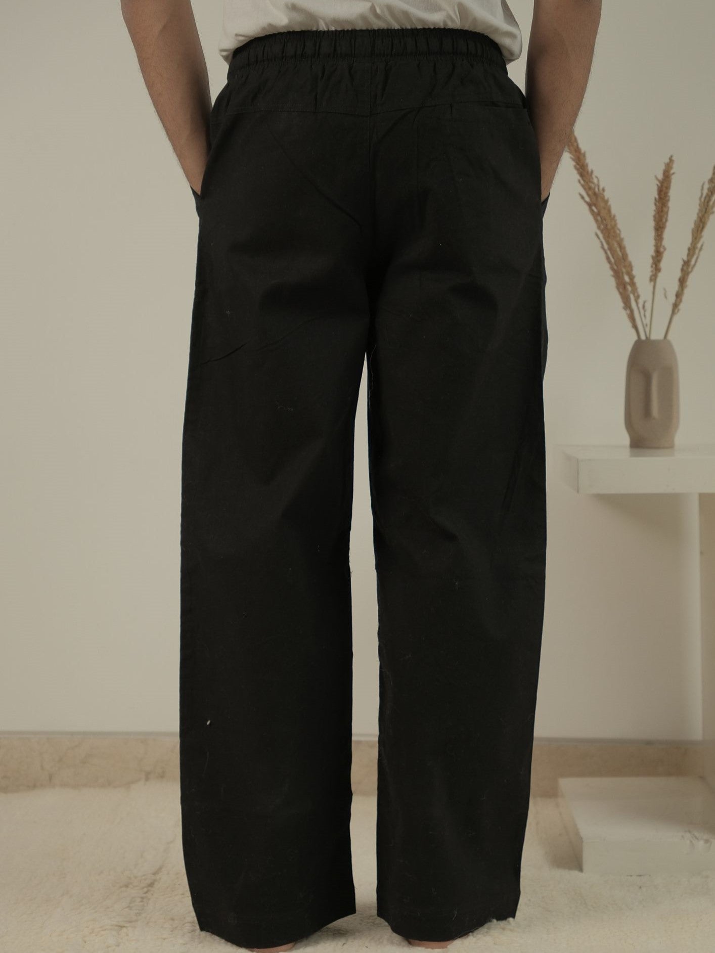 Linen Pant - Black